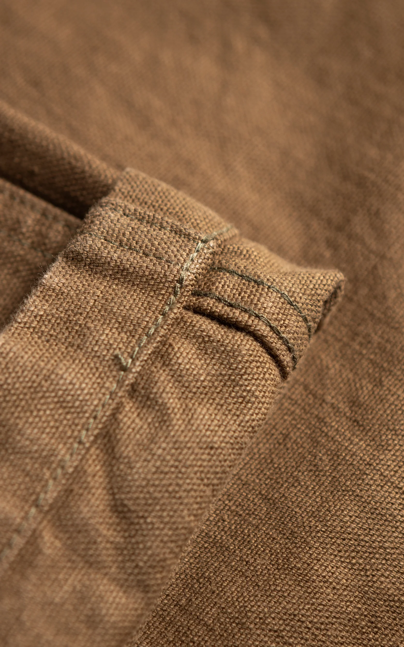 ONI Denim 207-HOX-BRK Baker Pants Sulfur Dye Heavy Oxford Brown Khaki 13oz - Image 10