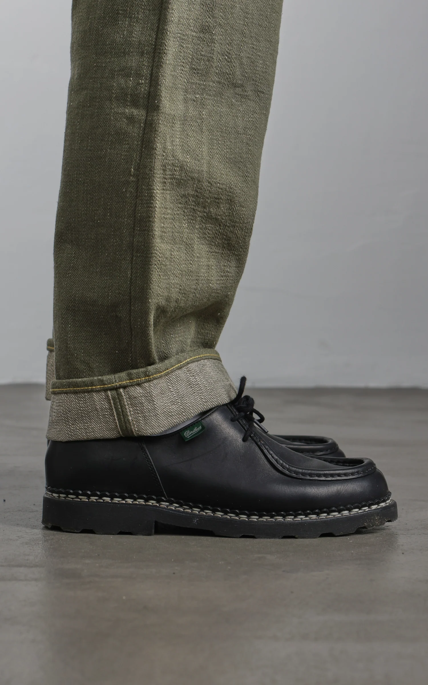 ONI Denim 266-OLD18 Relax Straight Olive Denim 18oz - Image 7