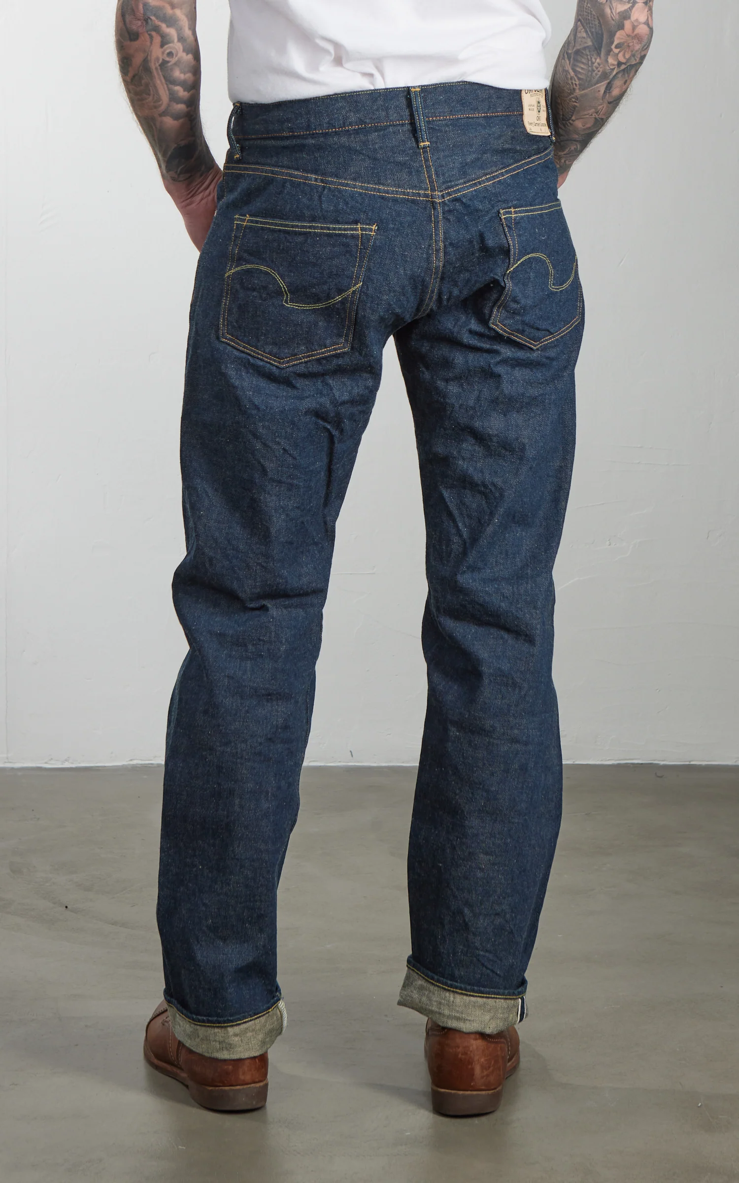ONI Denim 270-Ishikawadai Regular Straight Denim Indigo 15oz - Image 5