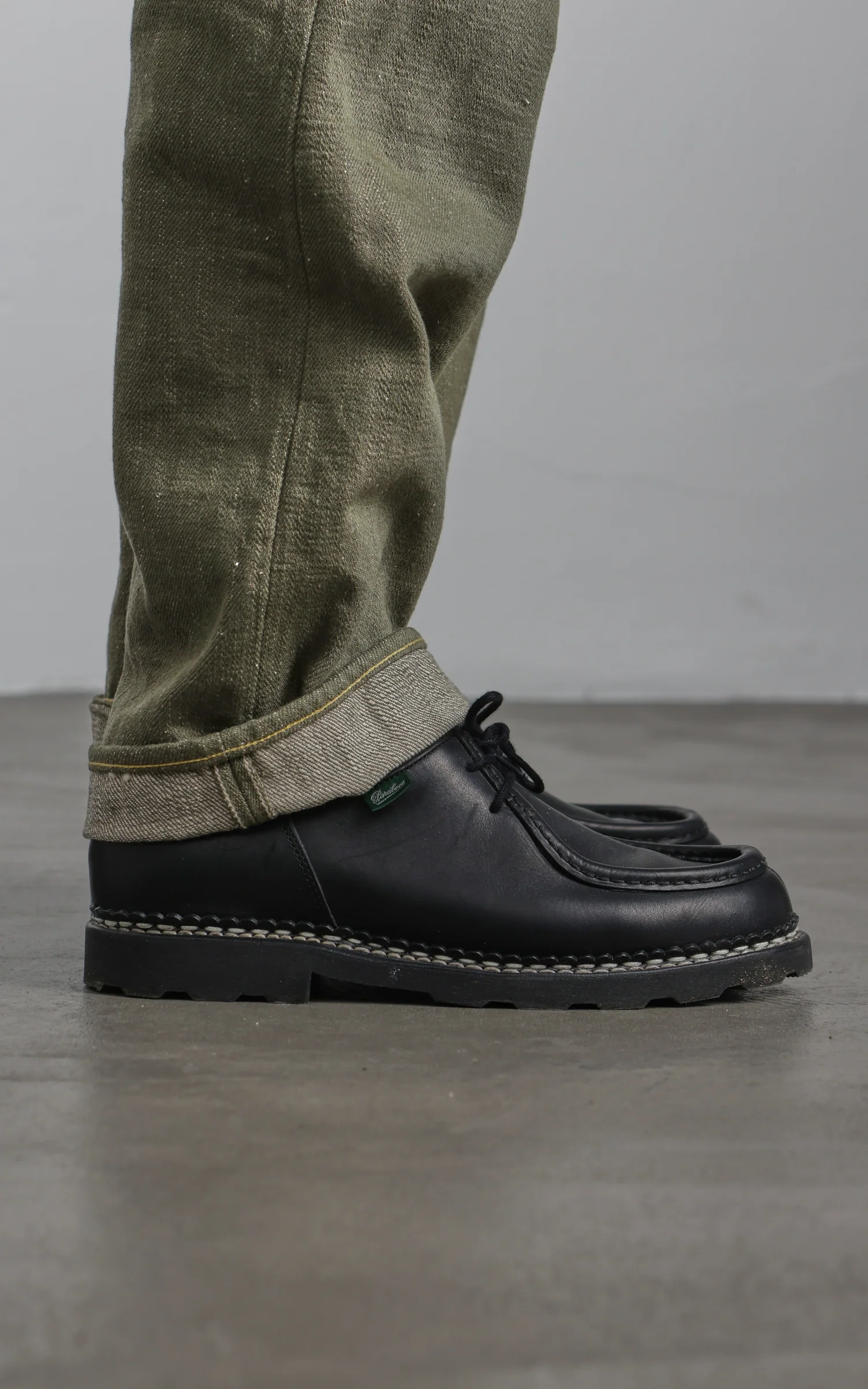 ONI Denim 270-OLD18 Neat Straight Olive Denim 18oz - Image 7