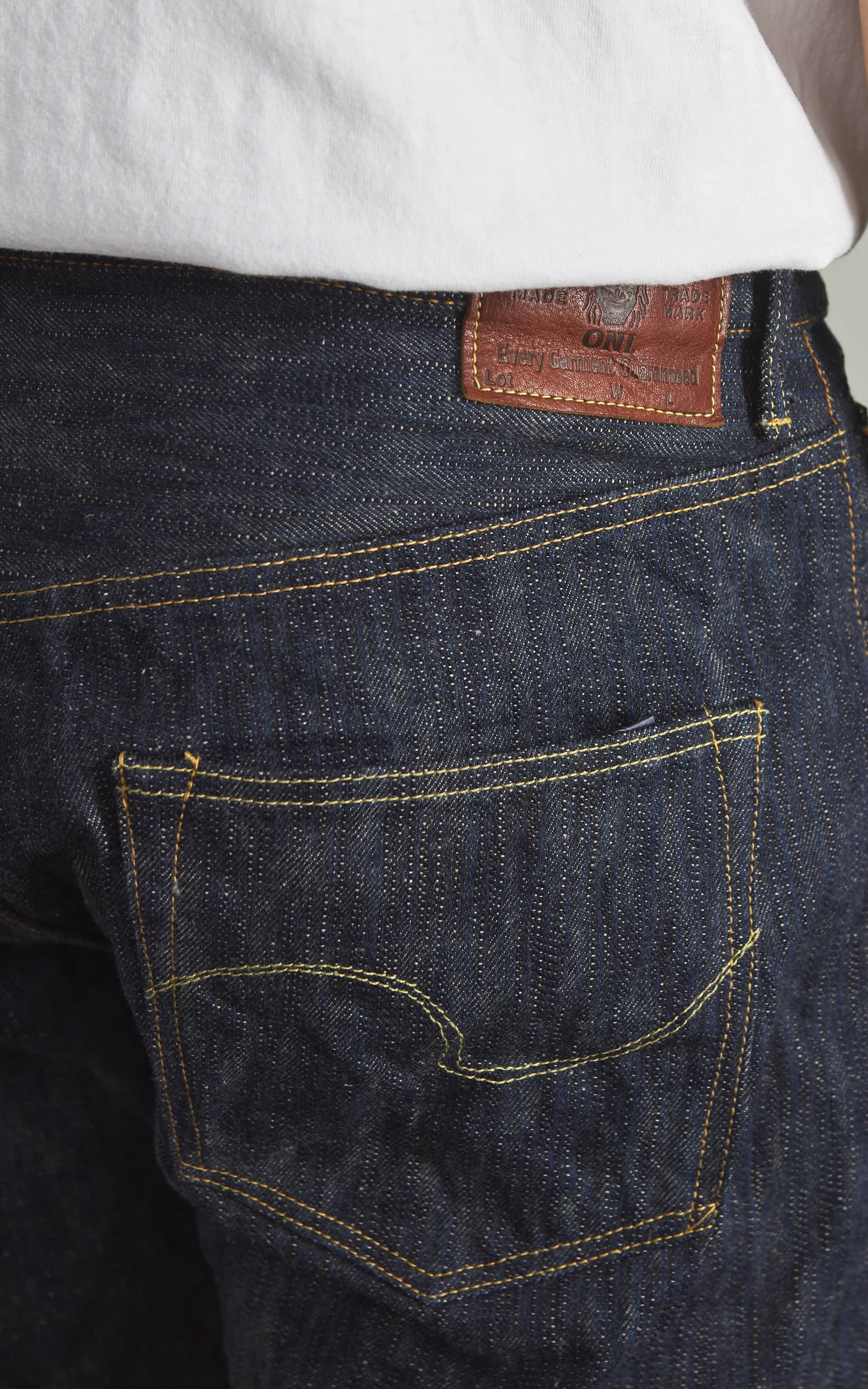 ONI Denim 270-ONI KASE New Regular Straight Natural Indigo 16oz - Image 6