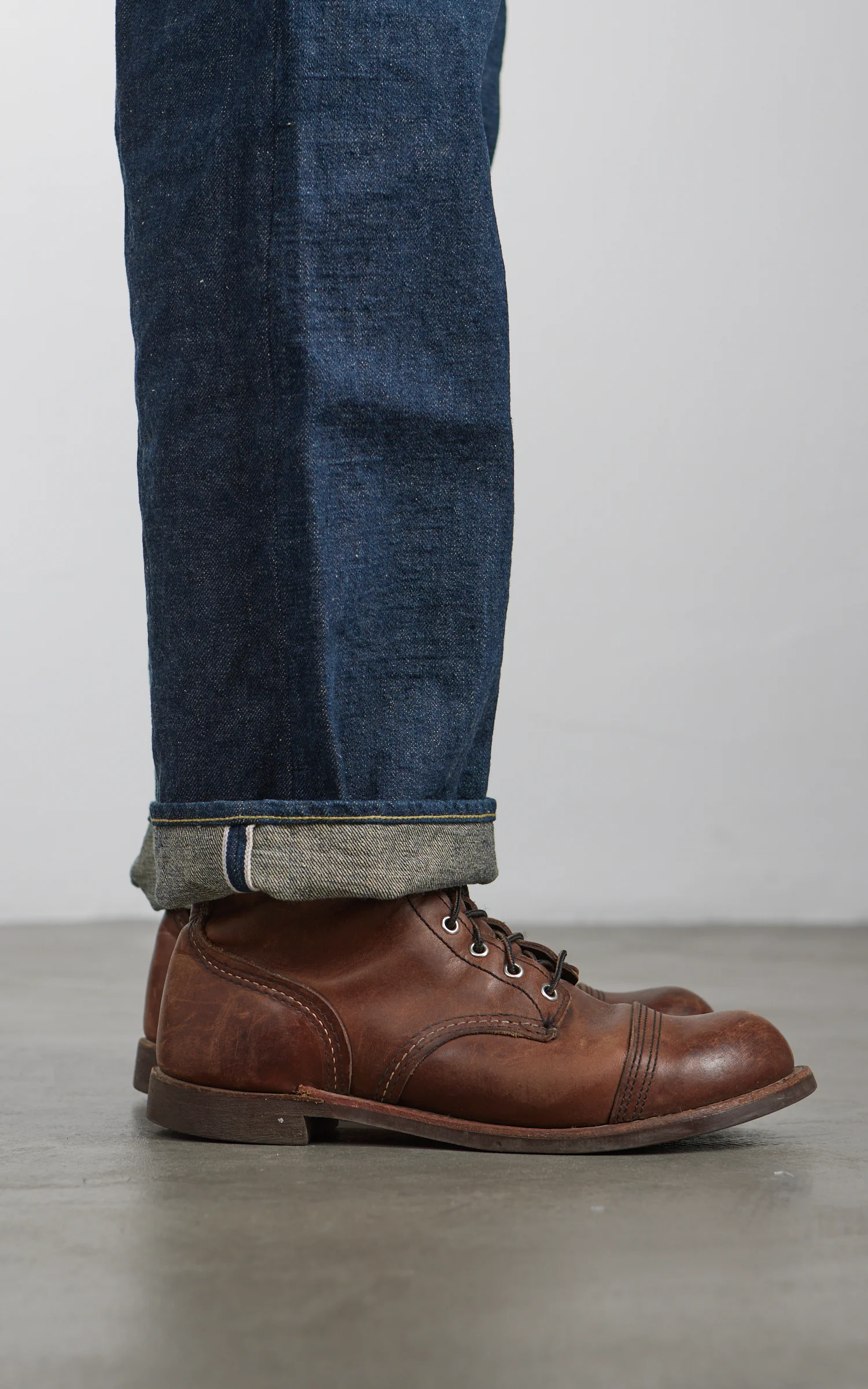 ONI Denim 295-Ishikawadai Cinch Back Straight Denim Indigo 15oz - Image 8