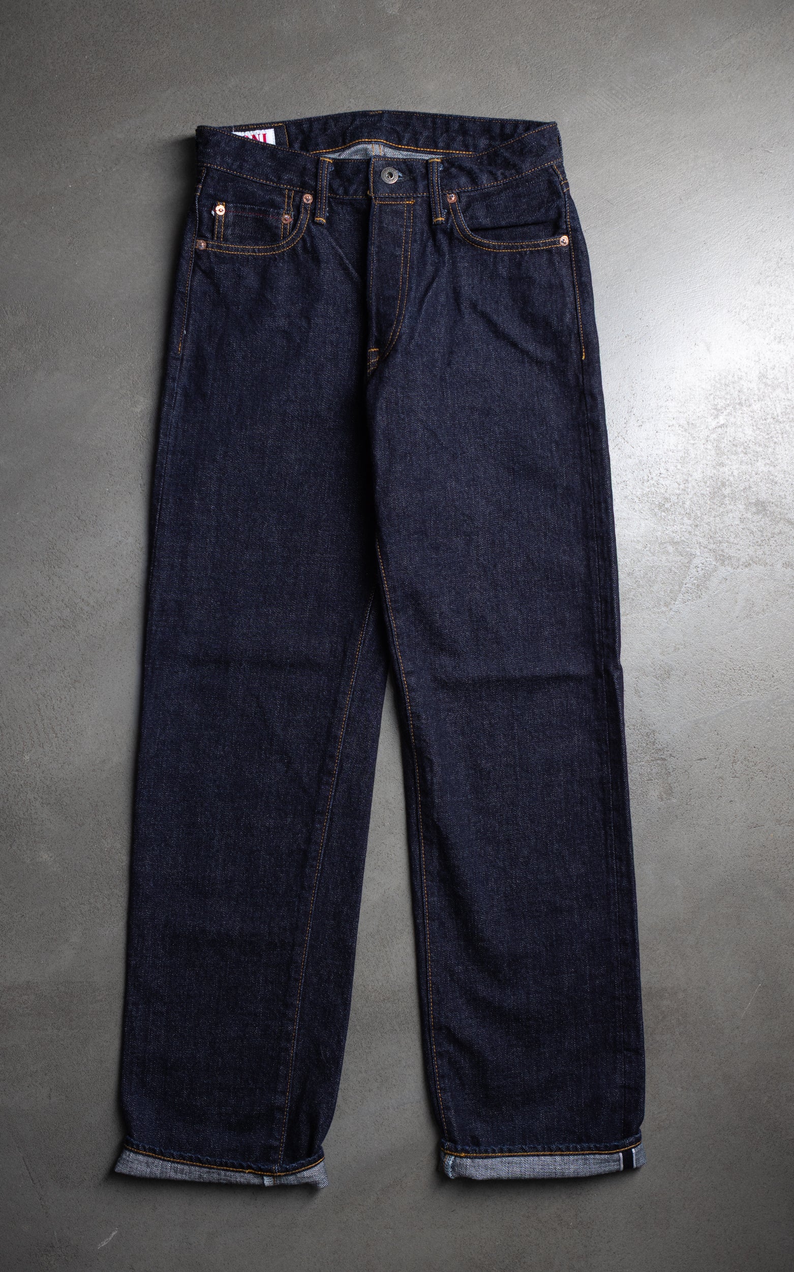 ONI Denim ONI-L700 Ladies Just Right Straight Selvedge Denim Indigo 14oz - Image 3