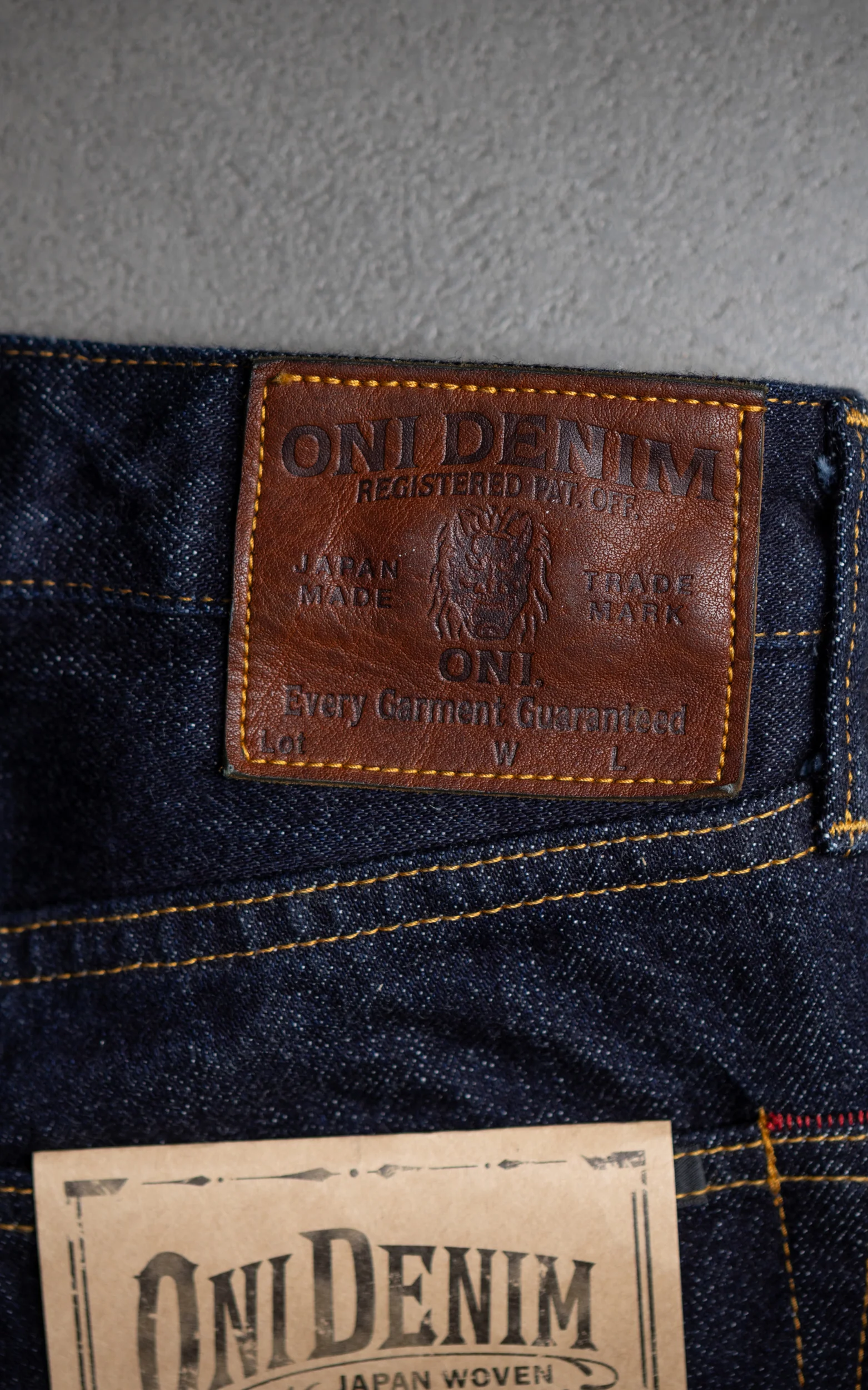ONI Denim ONI-L700 Ladies Just Right Straight Selvedge Denim Indigo 14oz - Image 5
