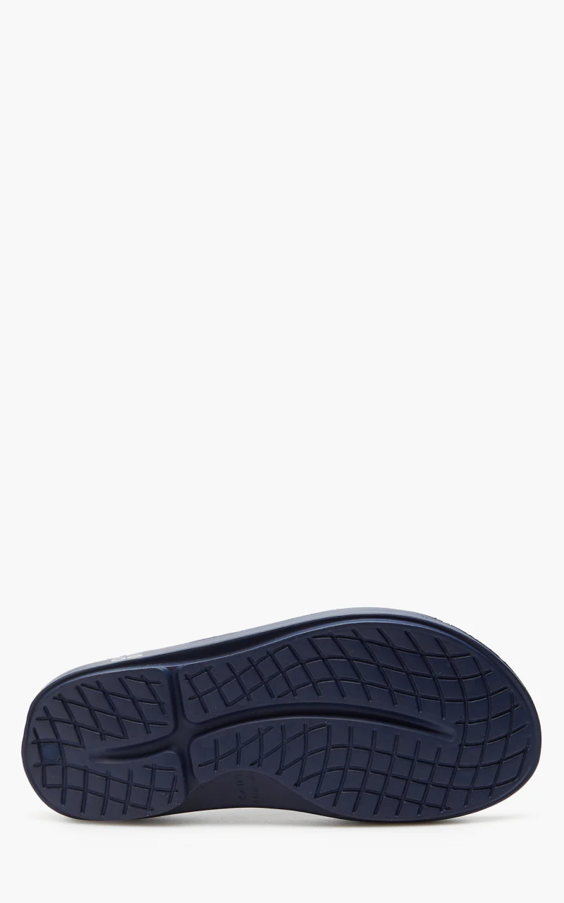 OOFOS Ooahh Slide Sandal Navy - Image 3