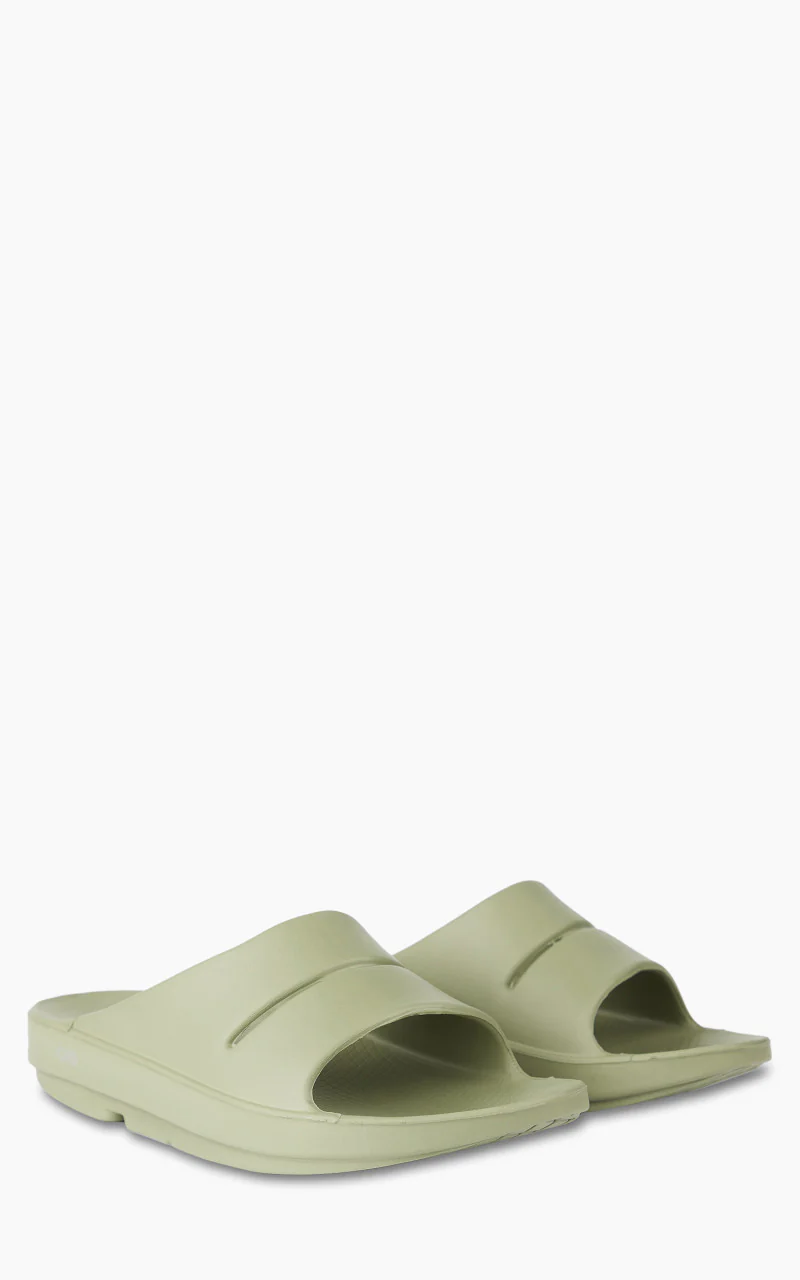 OOFOS Ooahh Slide Sandal Sage - Image 2