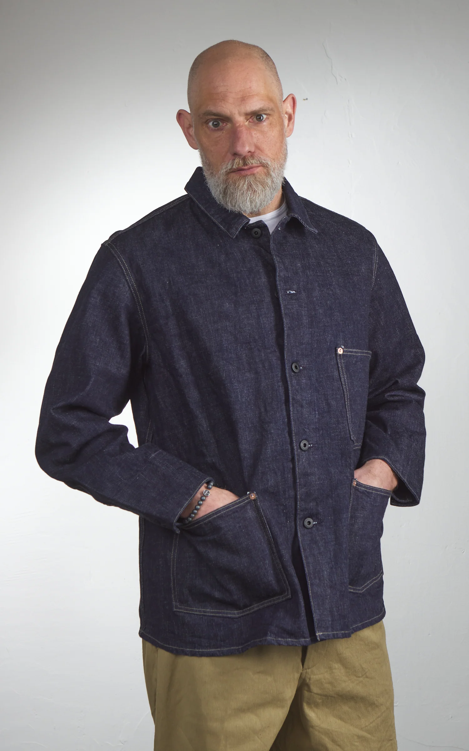 Orgueil OR-403 Tailor Denim Coverall Indigo - Image 4