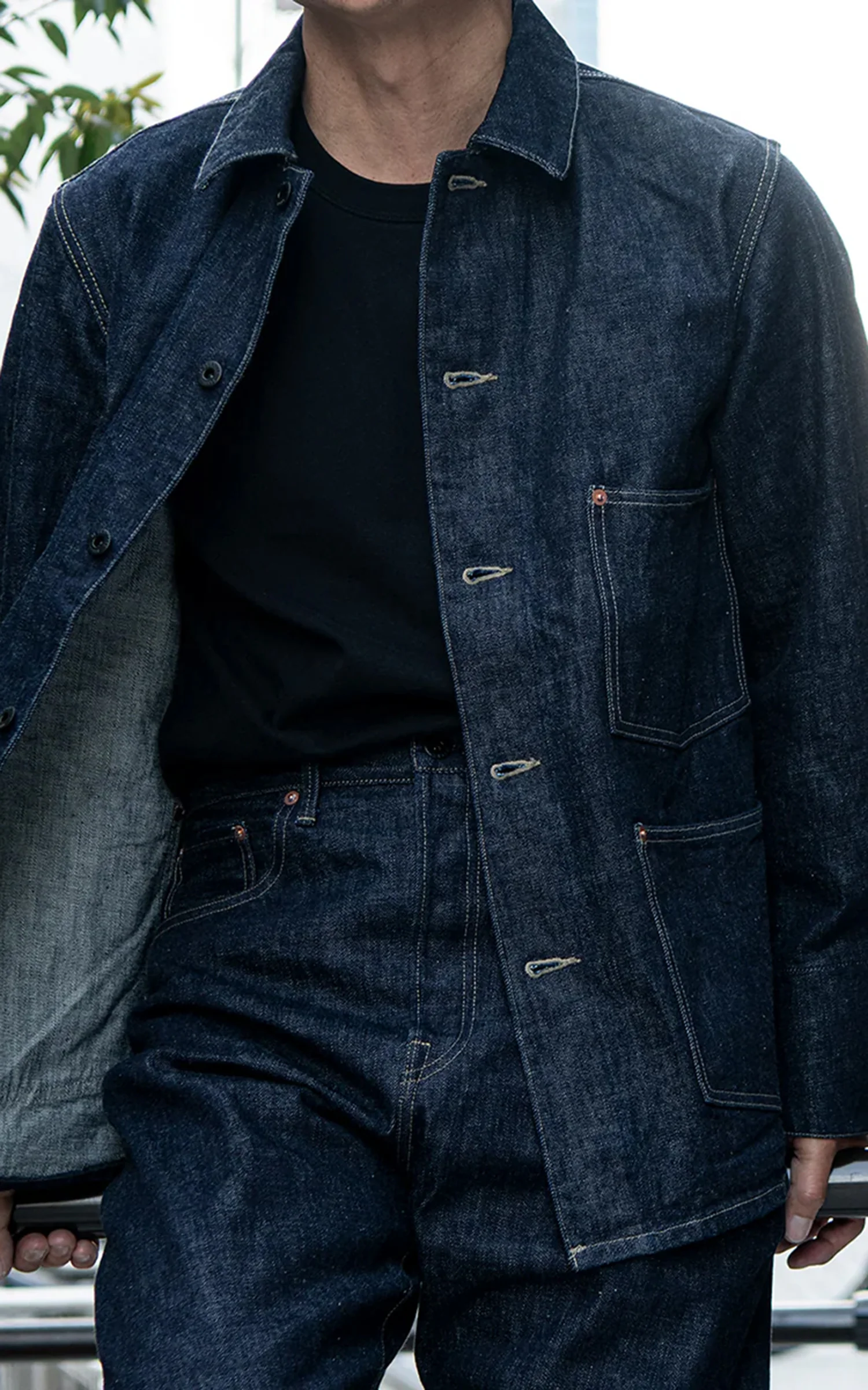 Orgueil OR-403 Tailor Denim Coverall Indigo - Image 7