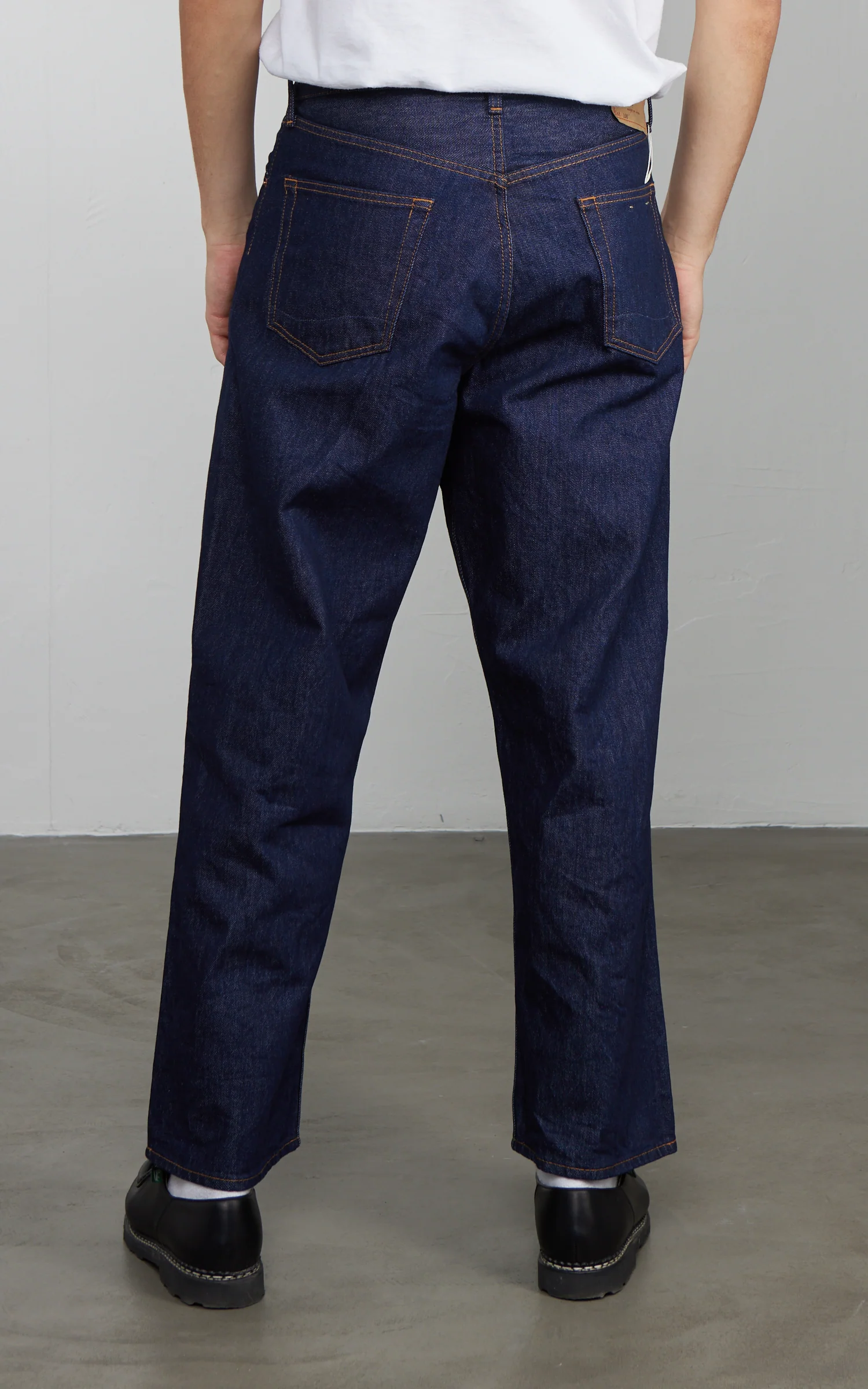 OrSlow 100 Super Dad's Fit Denim Pants Blue One Wash - Image 5