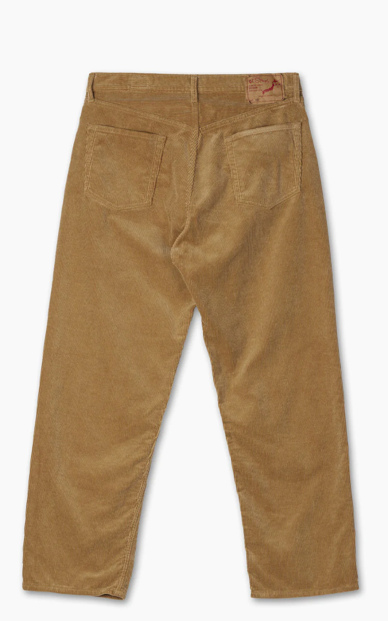OrSlow 101 Dads Fit Corduroy Pants Beige - Image 3