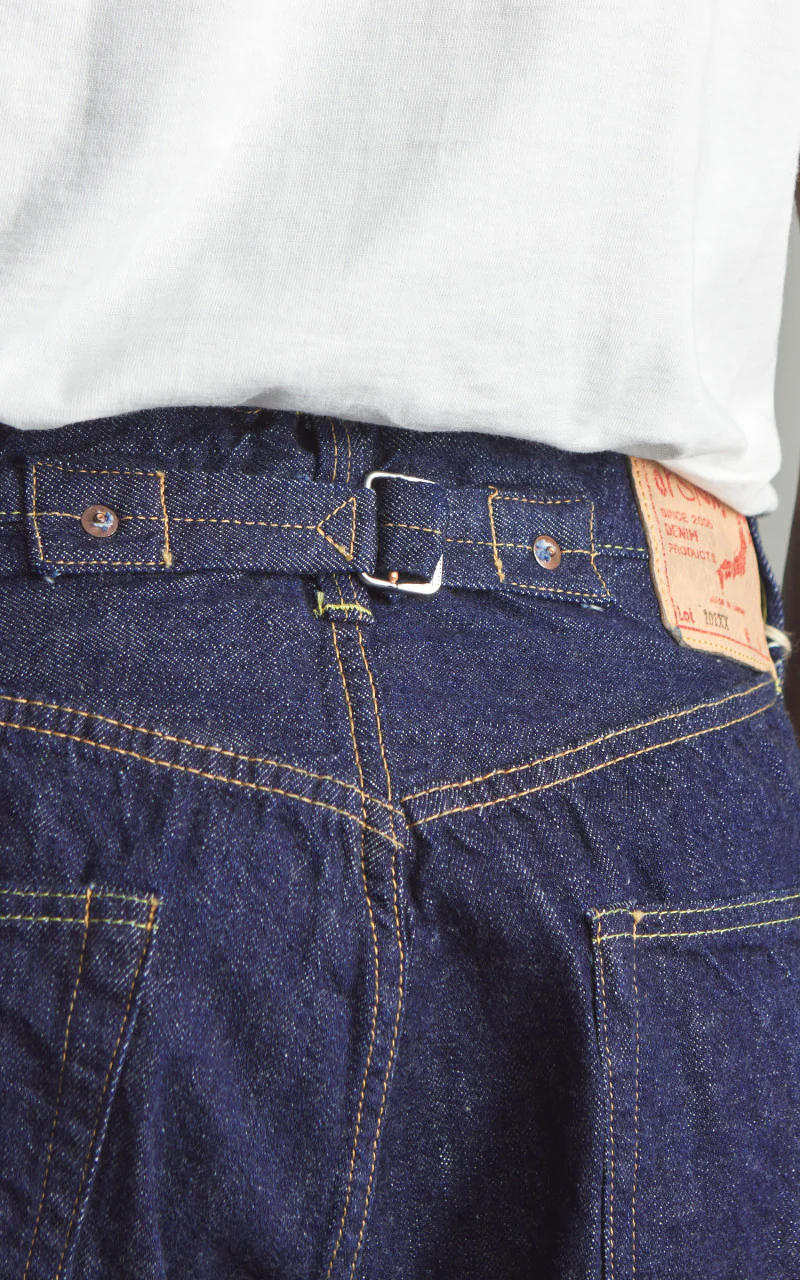Orslow 101 Grand Dads Fit Denim Pants Blue One Wash - Image 6
