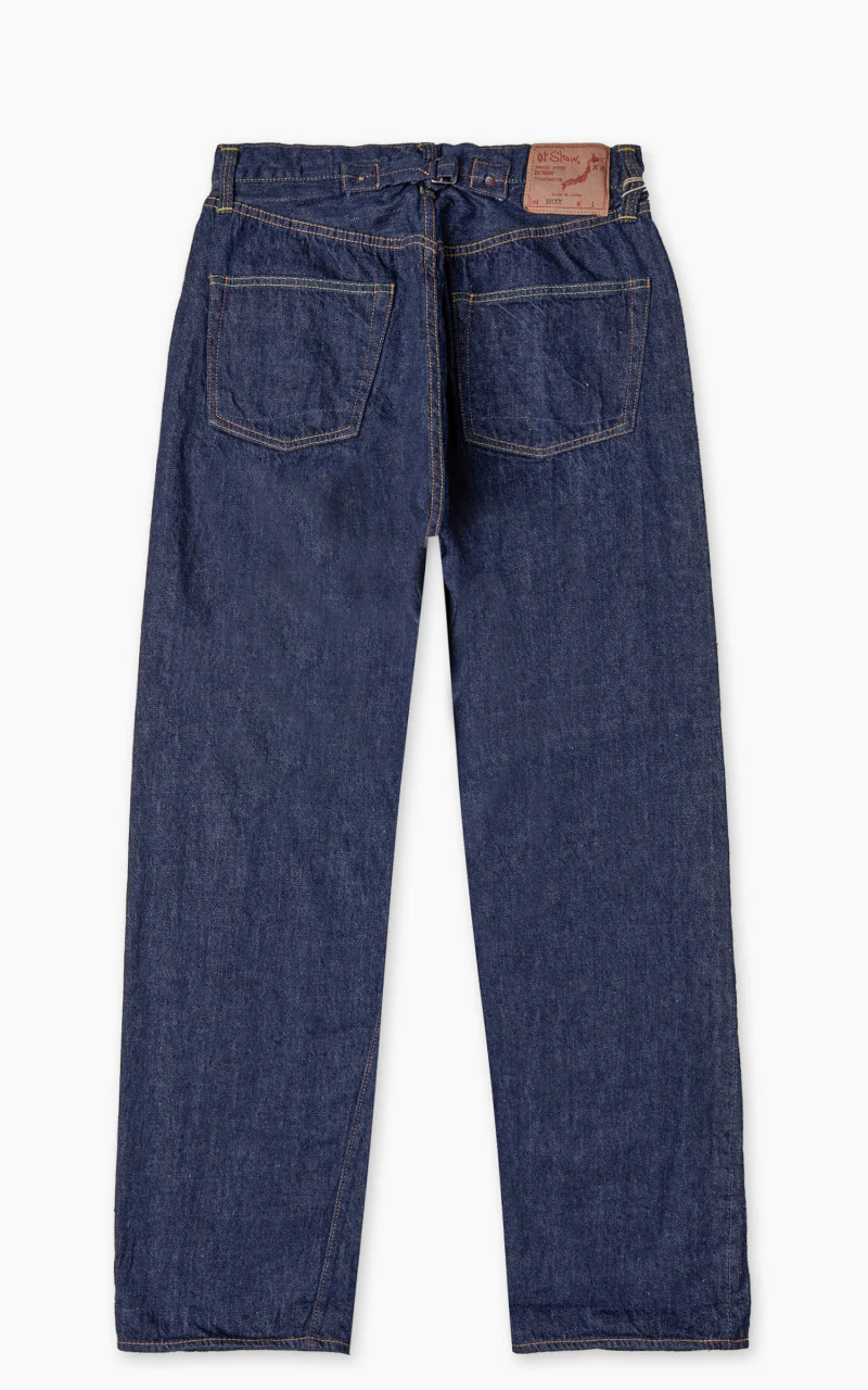Orslow 101 Grand Dads Fit Denim Pants Blue One Wash - Image 8