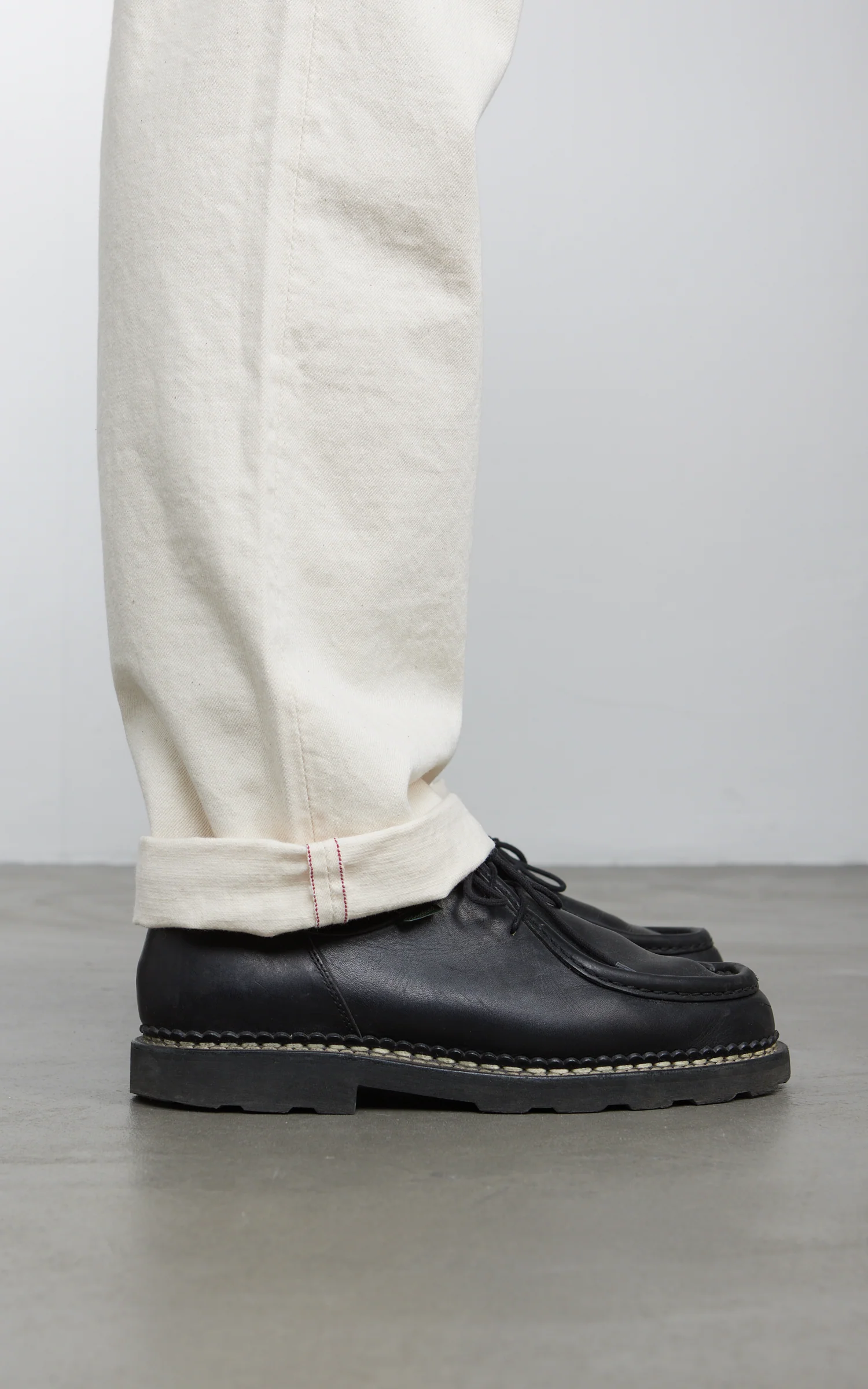 Orslow 101 Grand Dads Fit Denim Pants Ecru One Wash - Image 6