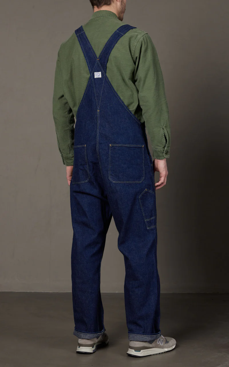 OrSlow 1930's Denim Overall Indigo One Wash - Image 6