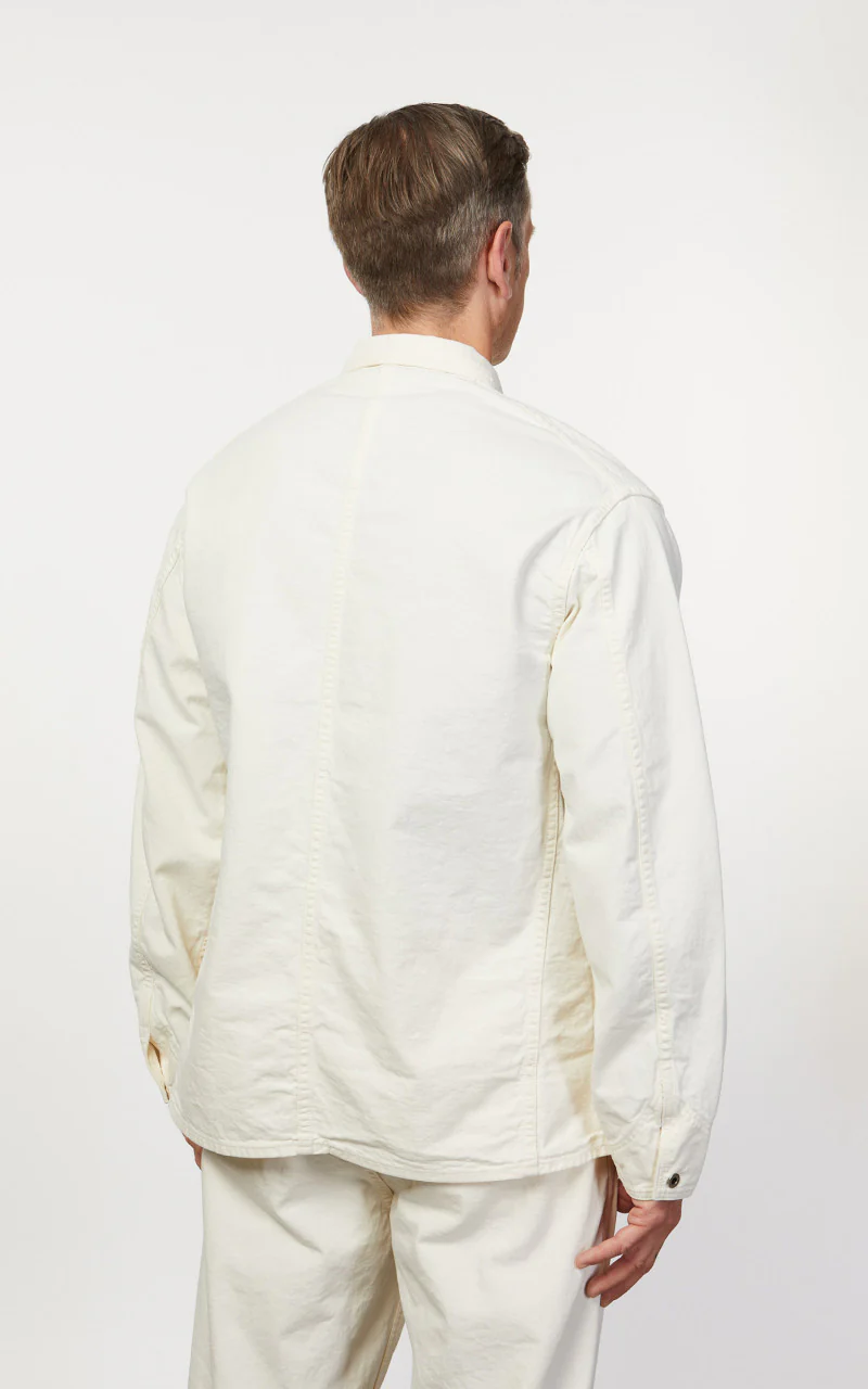 OrSlow 1940's Coverall Kinari Denim Ecru - Image 7