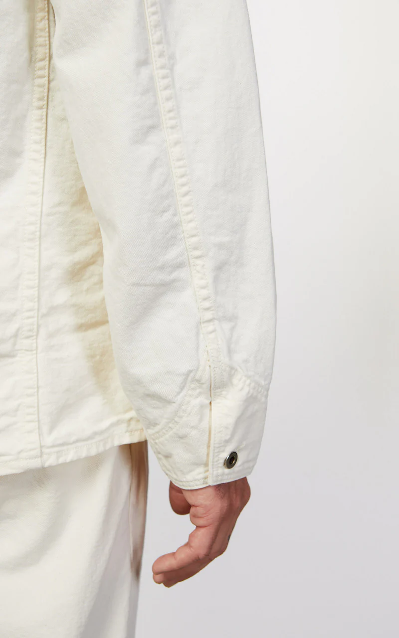 OrSlow 1940's Coverall Kinari Denim Ecru - Image 8