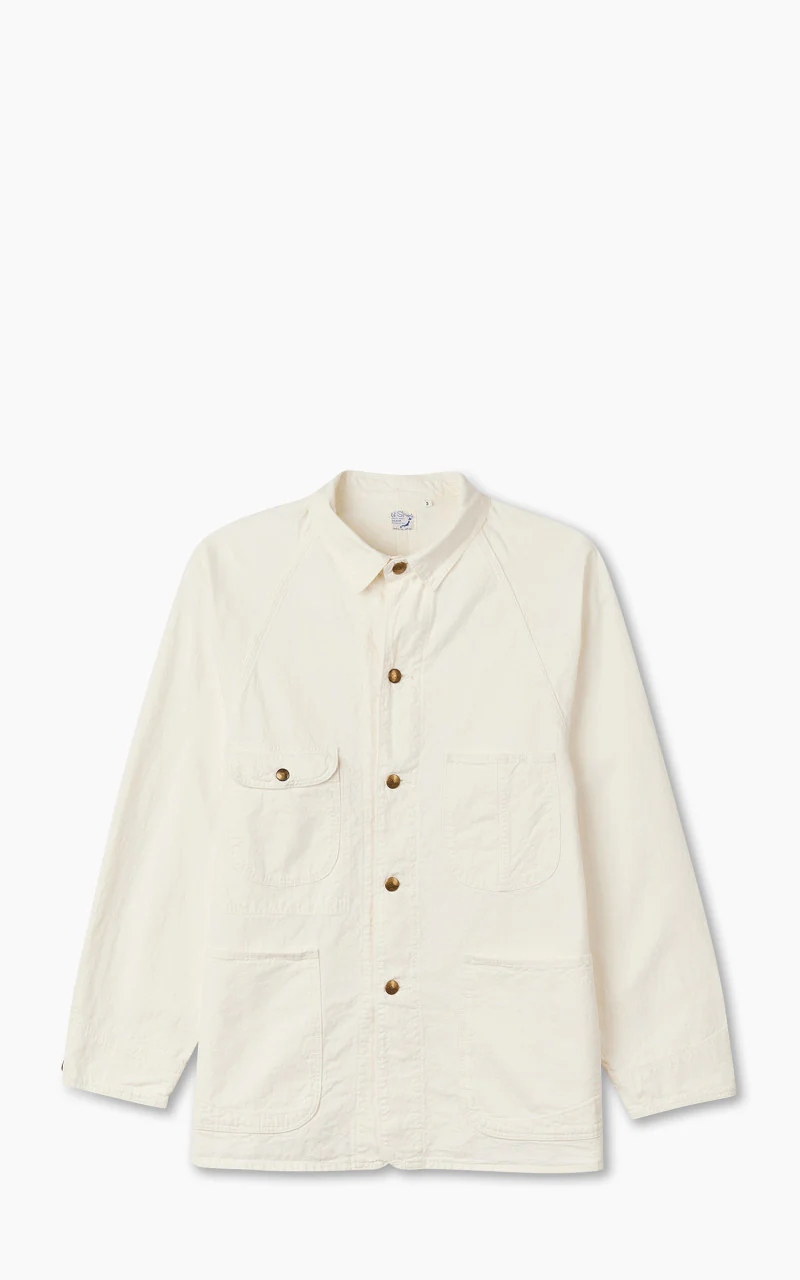 OrSlow 1950's Coverall Cotton Twill Ecru
