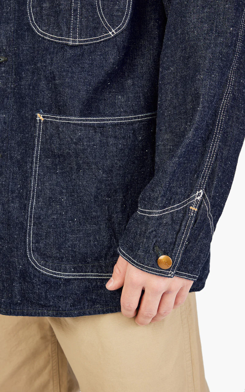 OrSlow 1950's Coverall Denim Indigo One Wash - Image 6