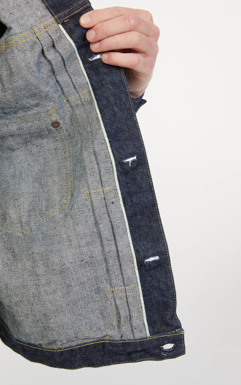 OrSlow 40s Type 1 Jacket One Wash Indigo - Image 10
