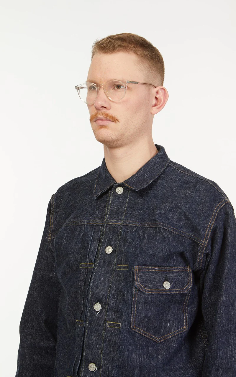 OrSlow 40s Type 1 Jacket One Wash Indigo - Image 9