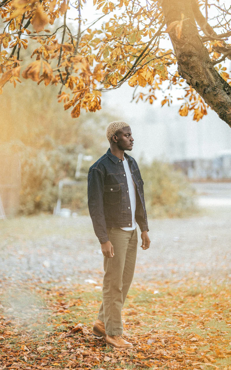 OrSlow 50s Type 2 Denim Jacket One Wash Indigo - Image 3