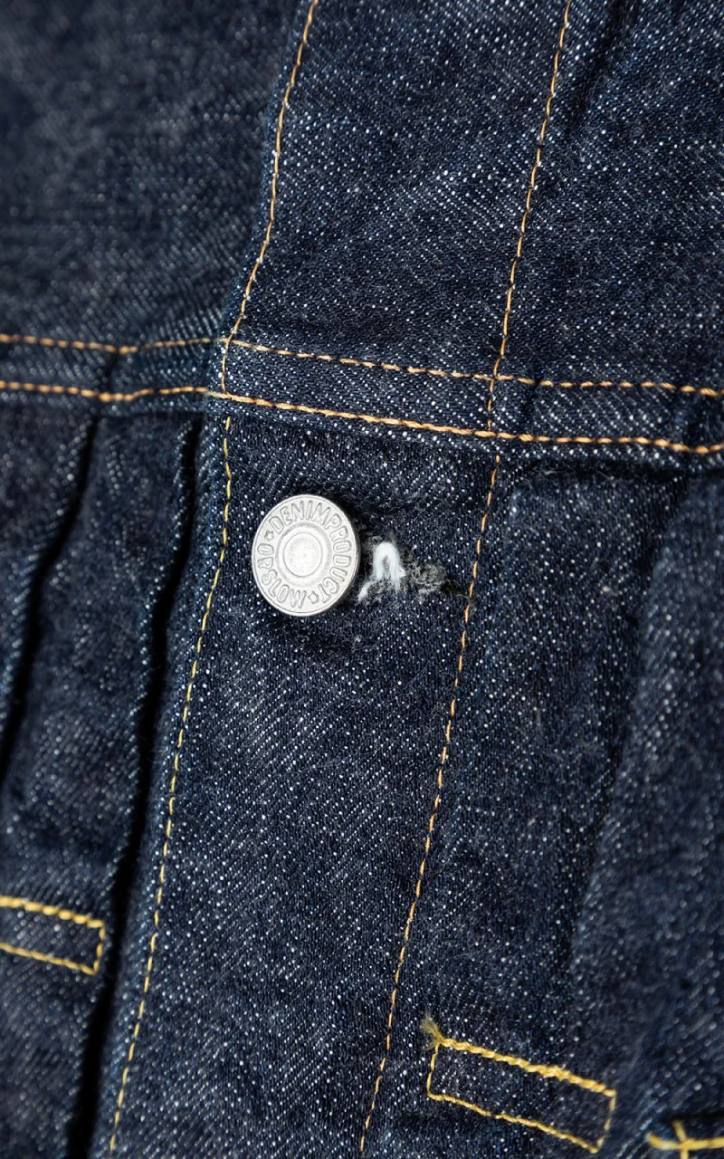OrSlow 50s Type 2 Denim Jacket One Wash Indigo - Image 8