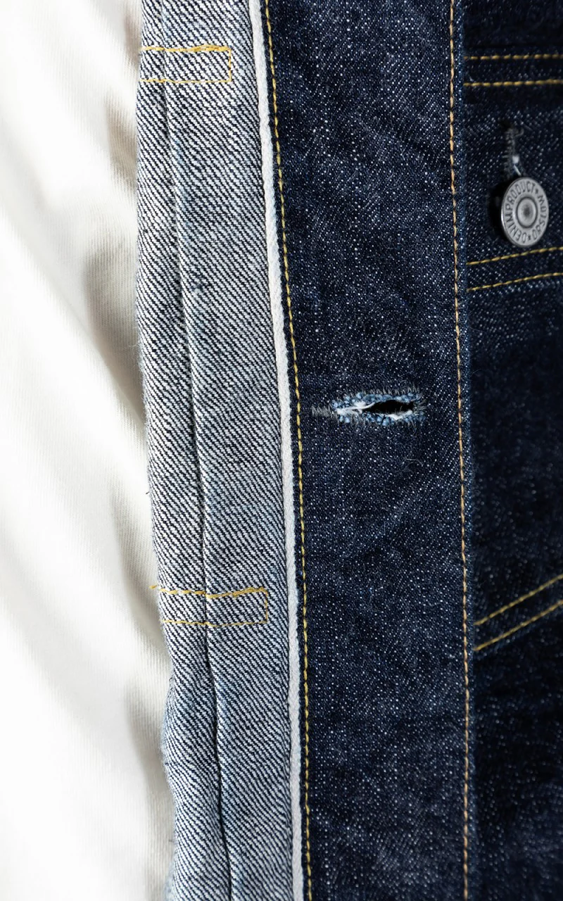 OrSlow 50s Type 2 Denim Jacket One Wash Indigo - Image 9