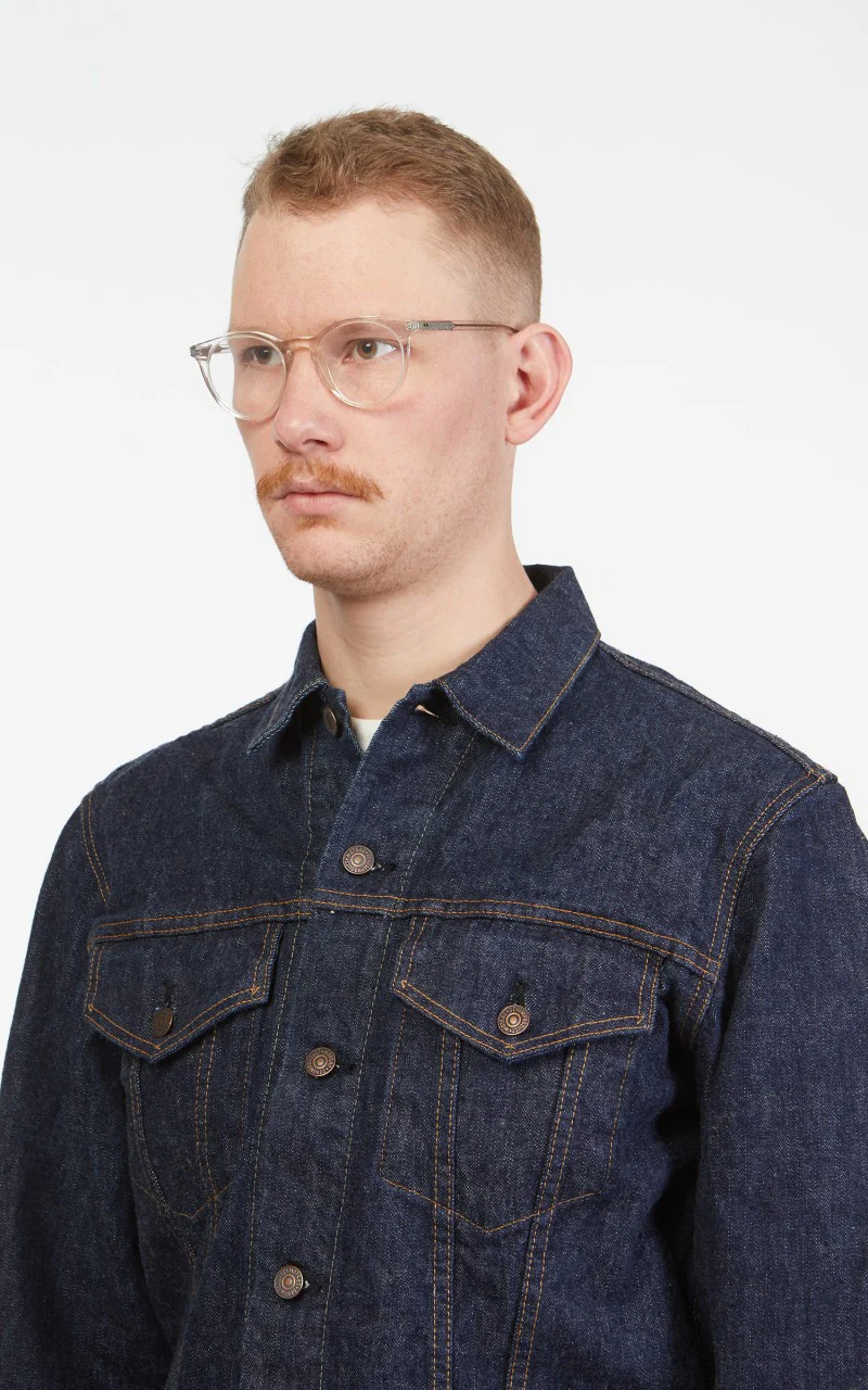 OrSlow 60s Type 3 Denim Jacket One Wash Indigo - Image 9