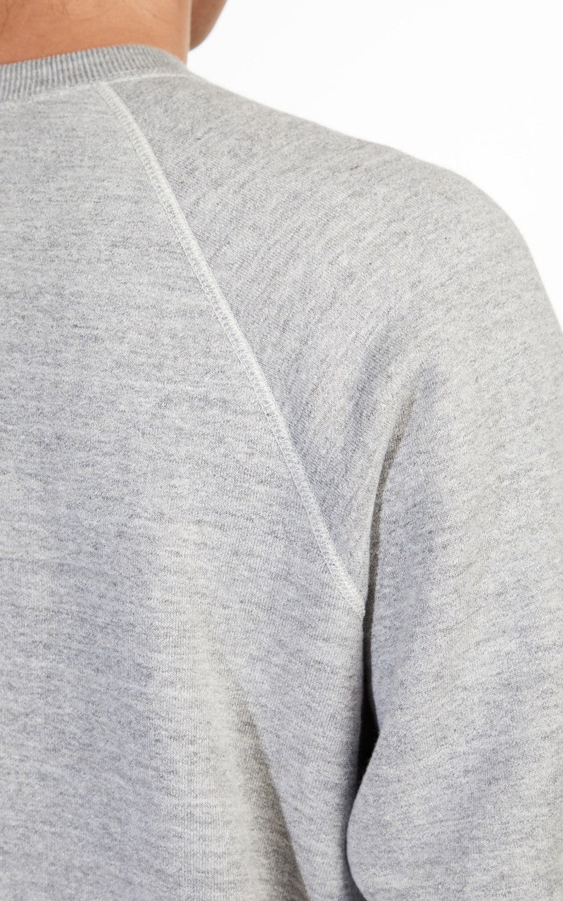 OrSlow Crew Neck Sweater Grey - Image 7