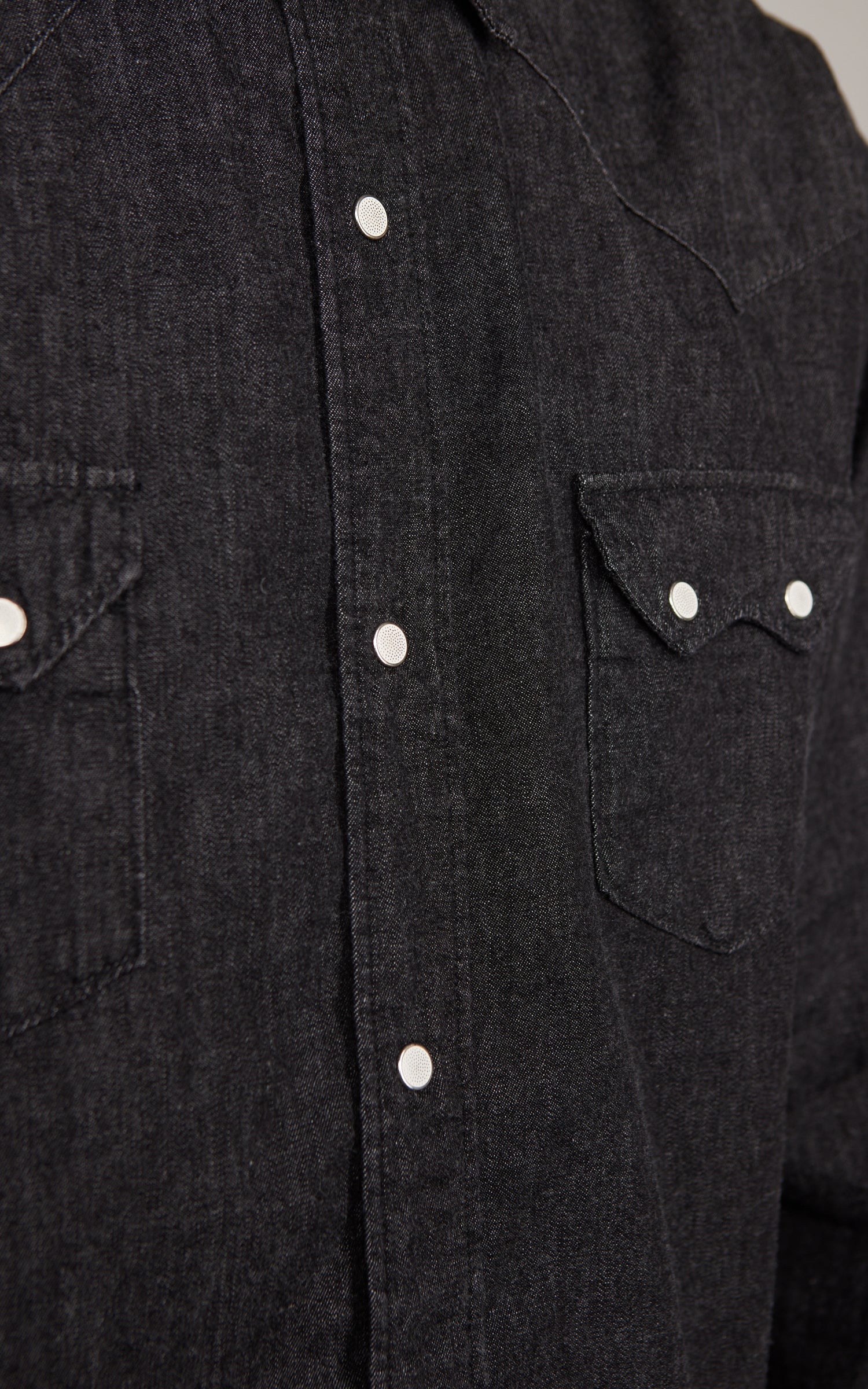 OrSlow Denim Western Shirt Black - Image 6