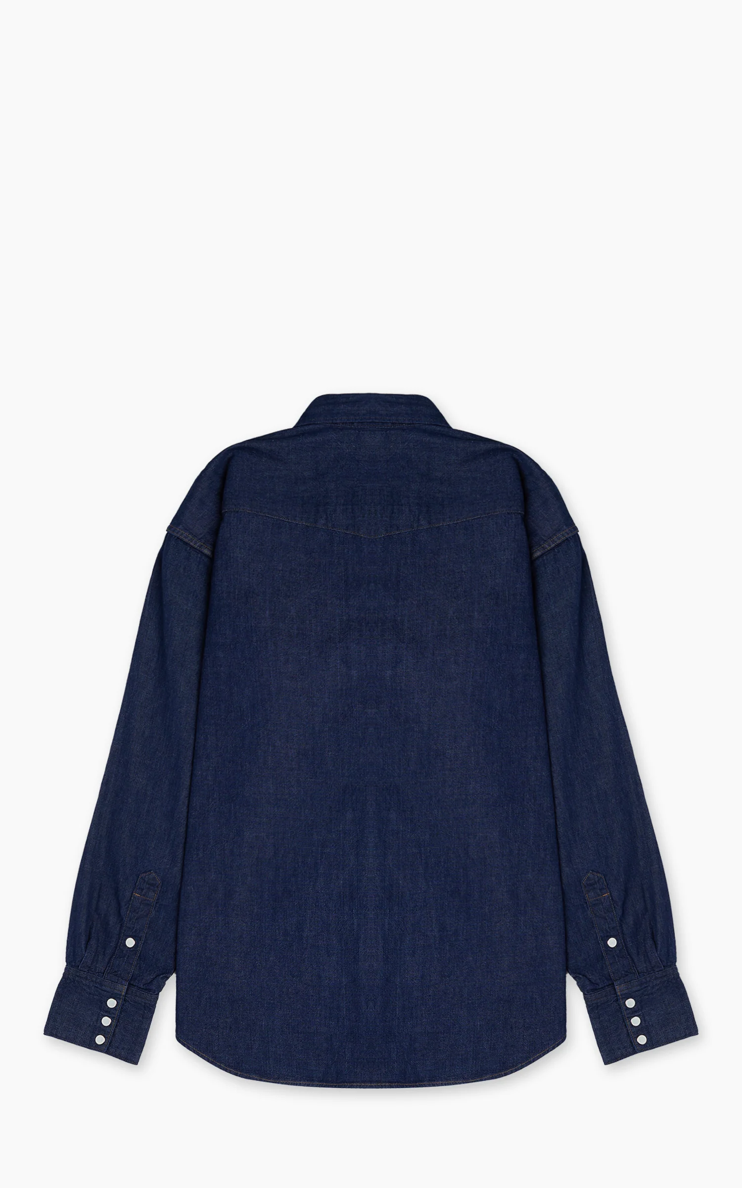 OrSlow Denim Western Shirt Indigo One Wash - Image 3