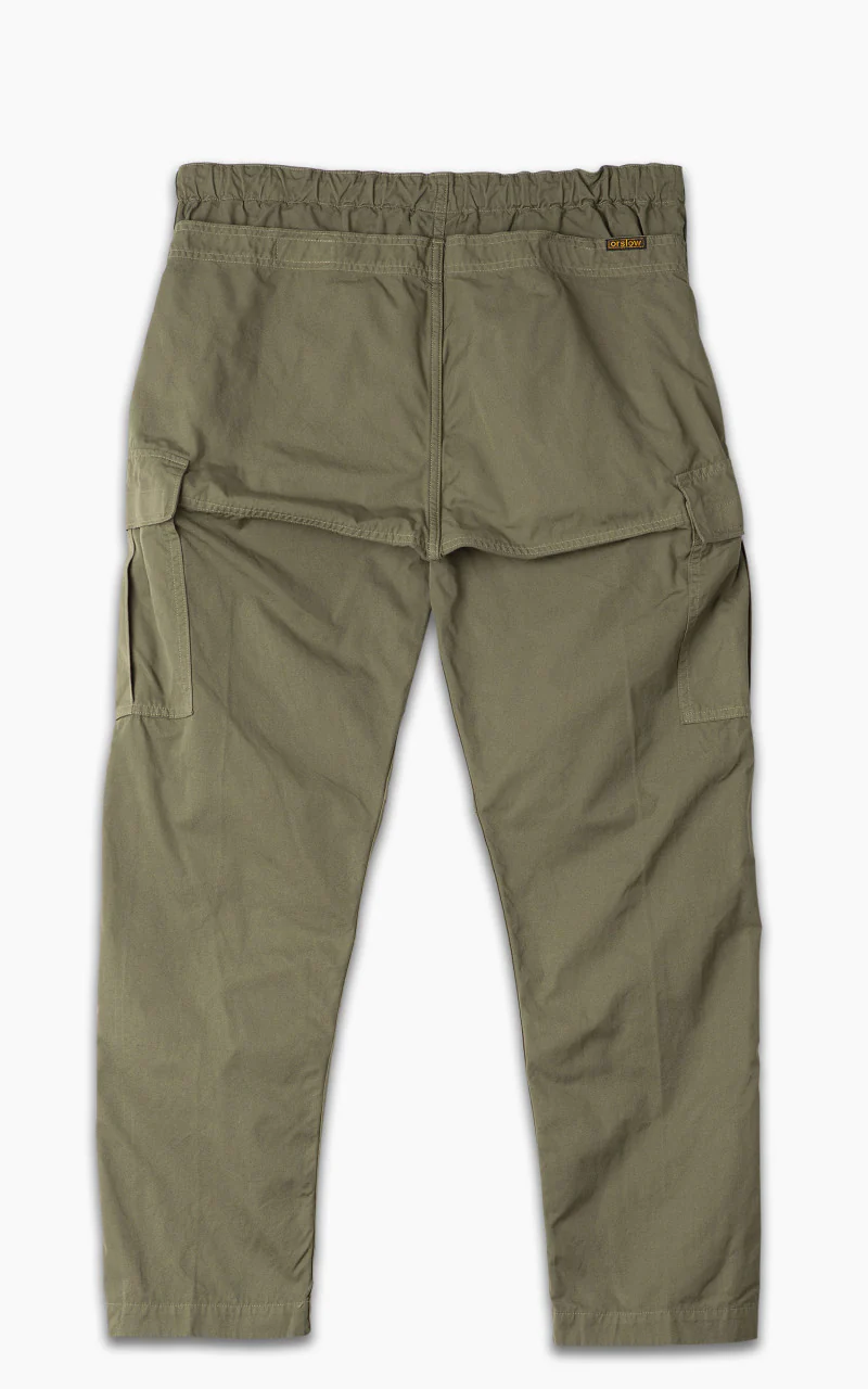 OrSlow Easy Cargo Pants Army Green - Image 3