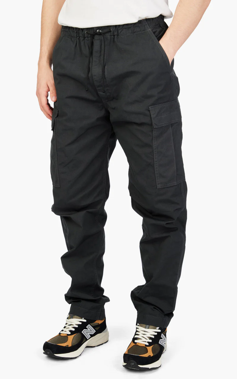 OrSlow Easy Cargo Pants Charcoal Grey - Image 4