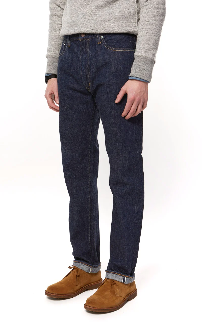 OrSlow Ivy Fit Jeans 107 One Wash Indigo - Image 6