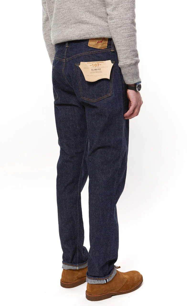 OrSlow Ivy Fit Jeans 107 One Wash Indigo - Image 8