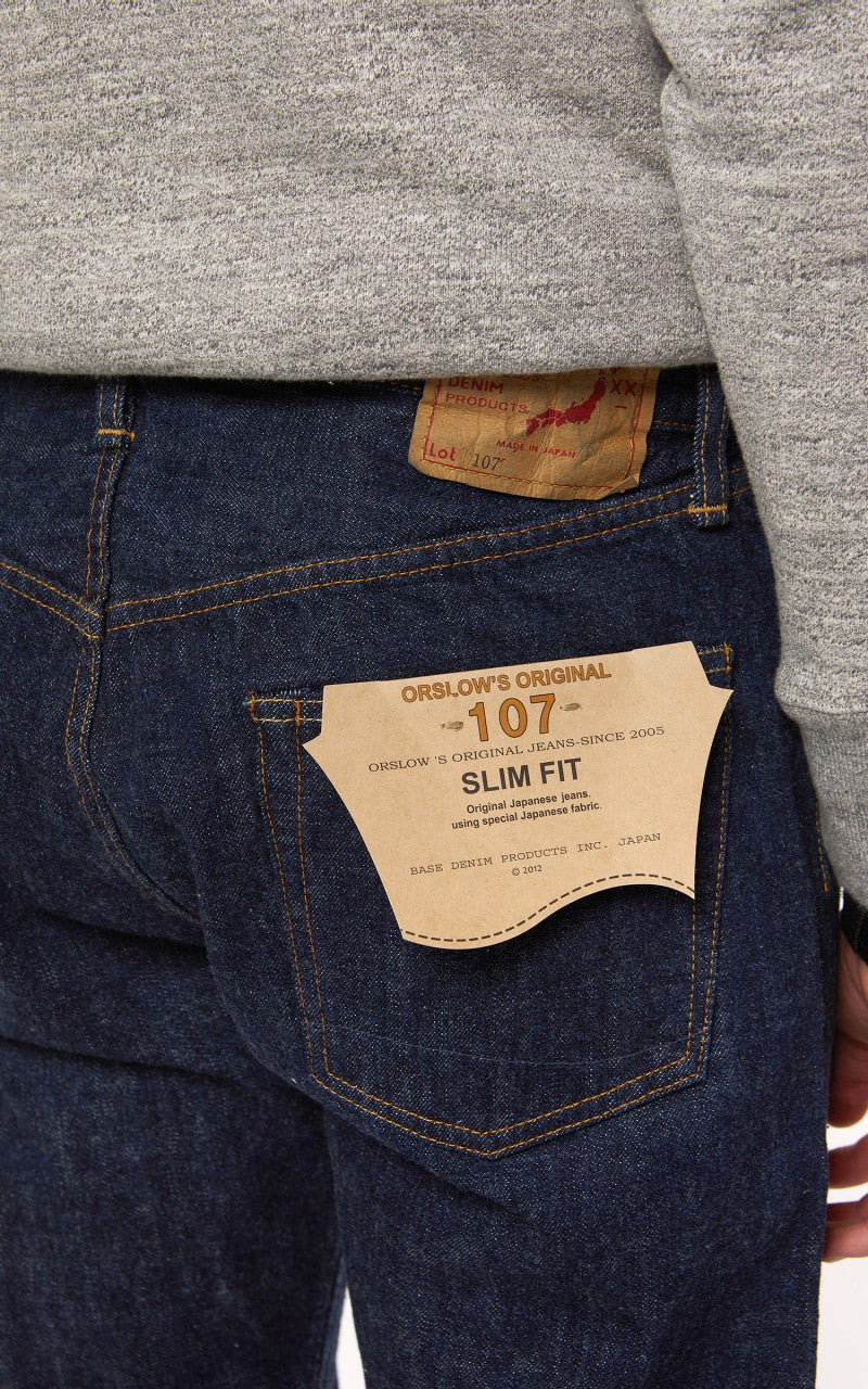 OrSlow Ivy Fit Jeans 107 One Wash Indigo - Image 9
