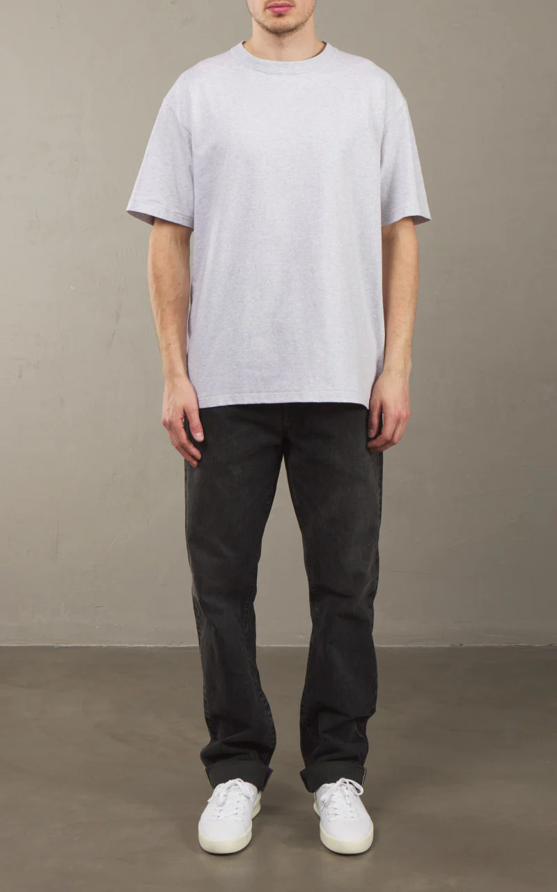 OrSlow Just T-Shirt Heather Grey - Image 2