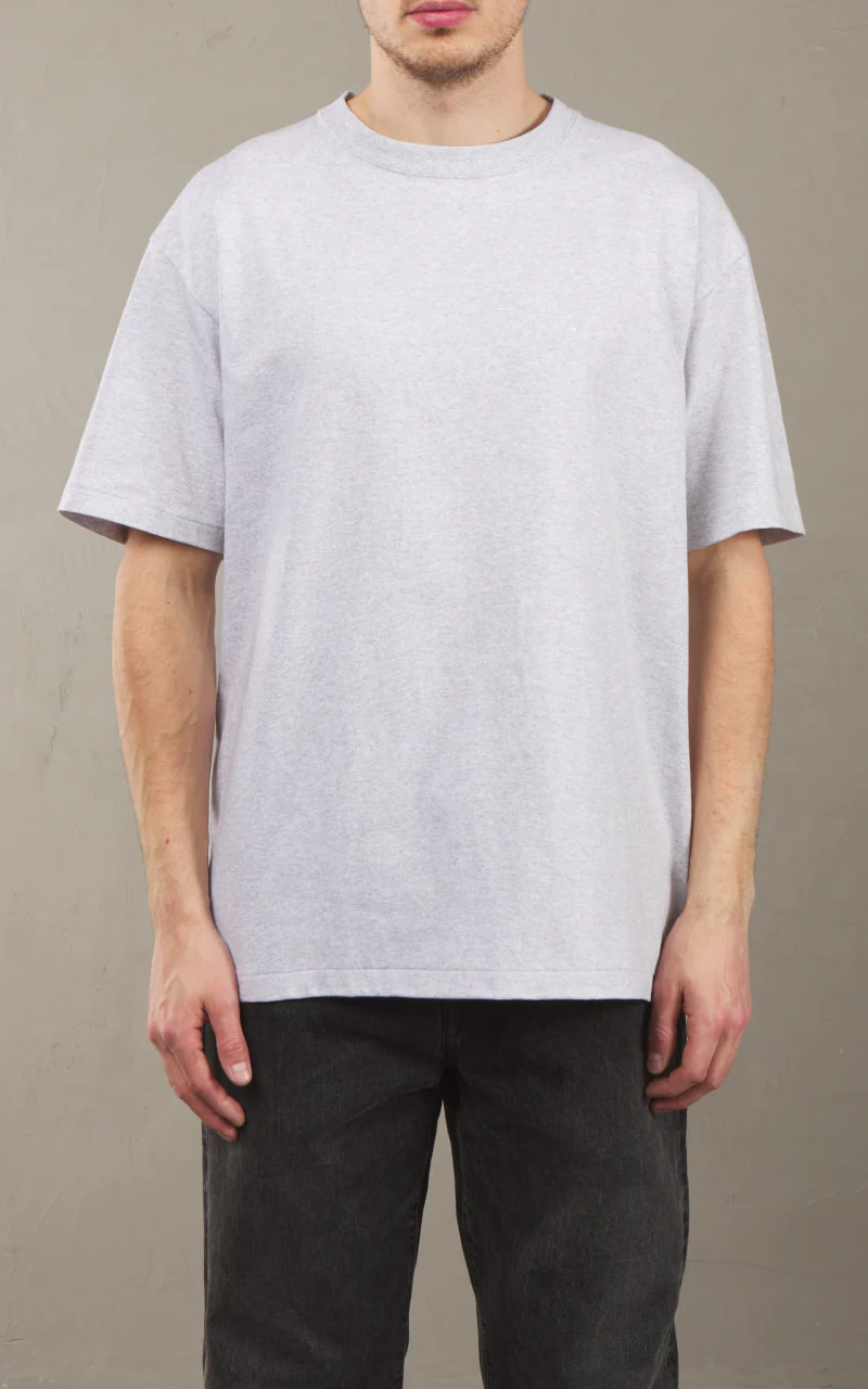 OrSlow Just T-Shirt Heather Grey - Image 3