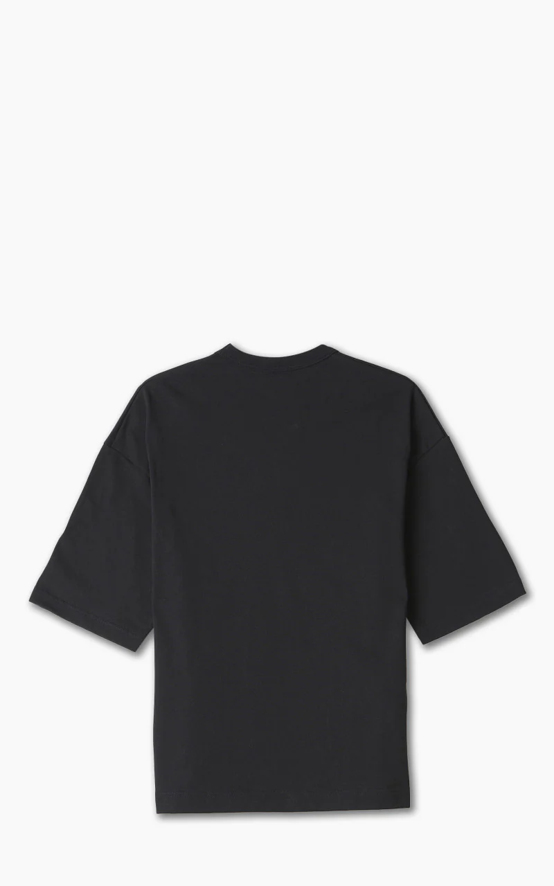 OrSlow Kangaroo Pocket 3/4 Sleeve T-Shirt Black - Image 3