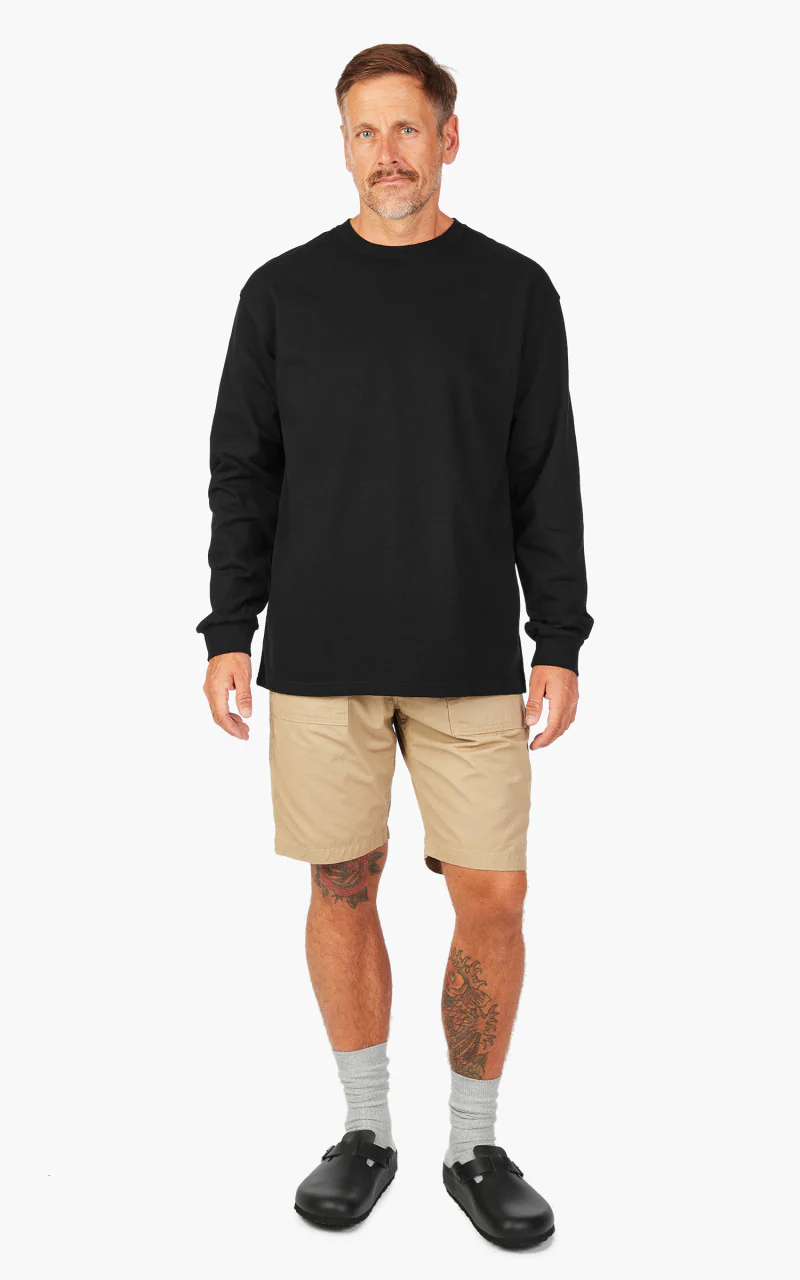 OrSlow Long Sleeve T-Shirt Black - Image 2