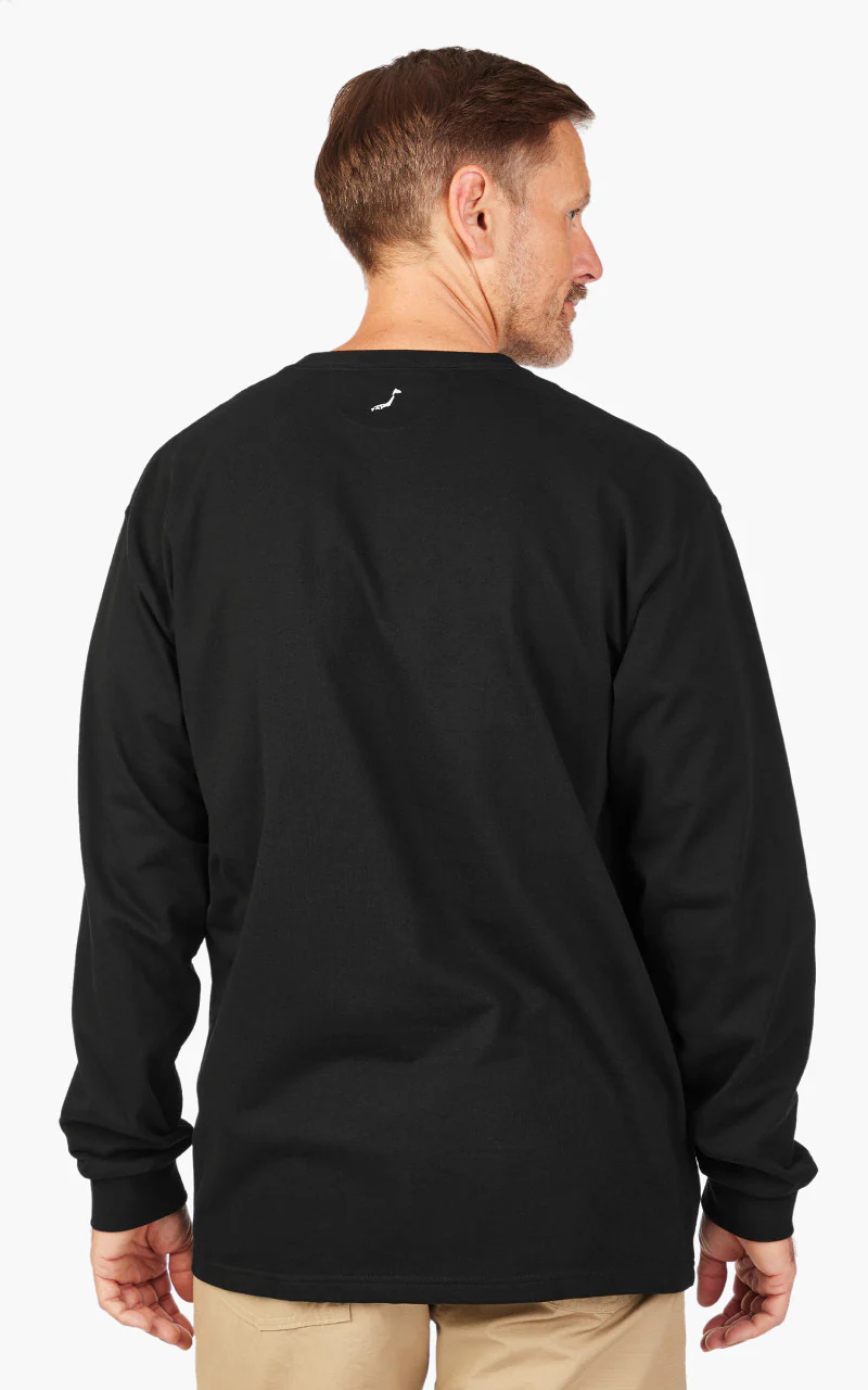 OrSlow Long Sleeve T-Shirt Black - Image 6