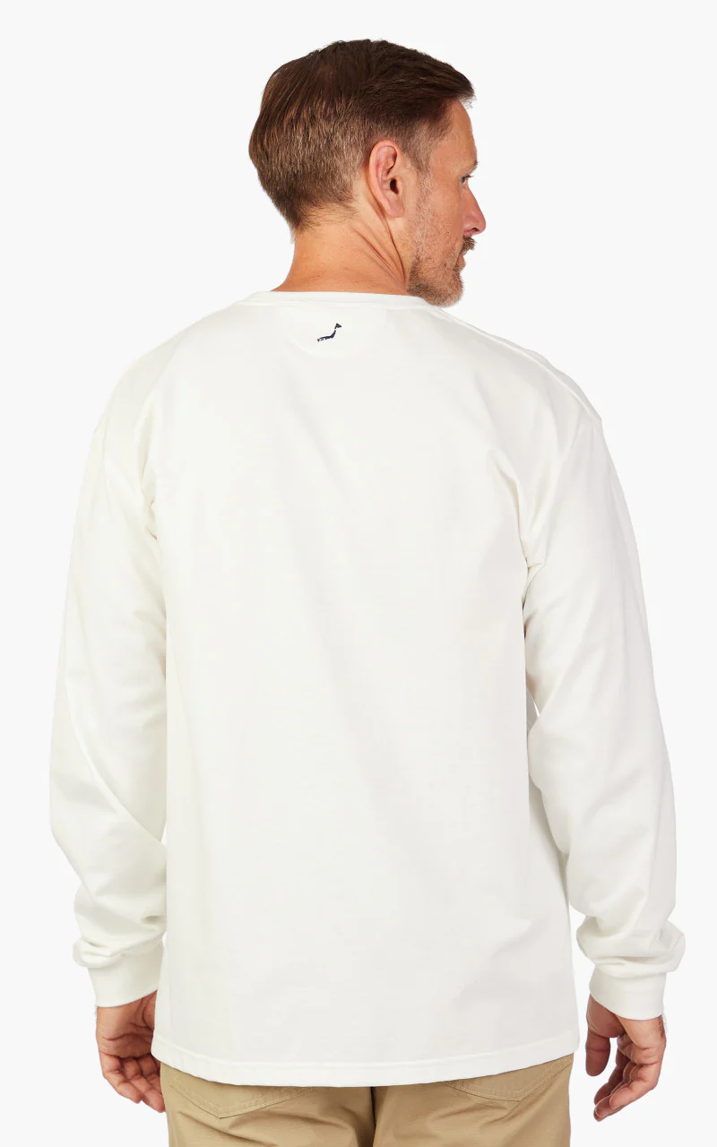 OrSlow Long Sleeve T-Shirt White - Image 6
