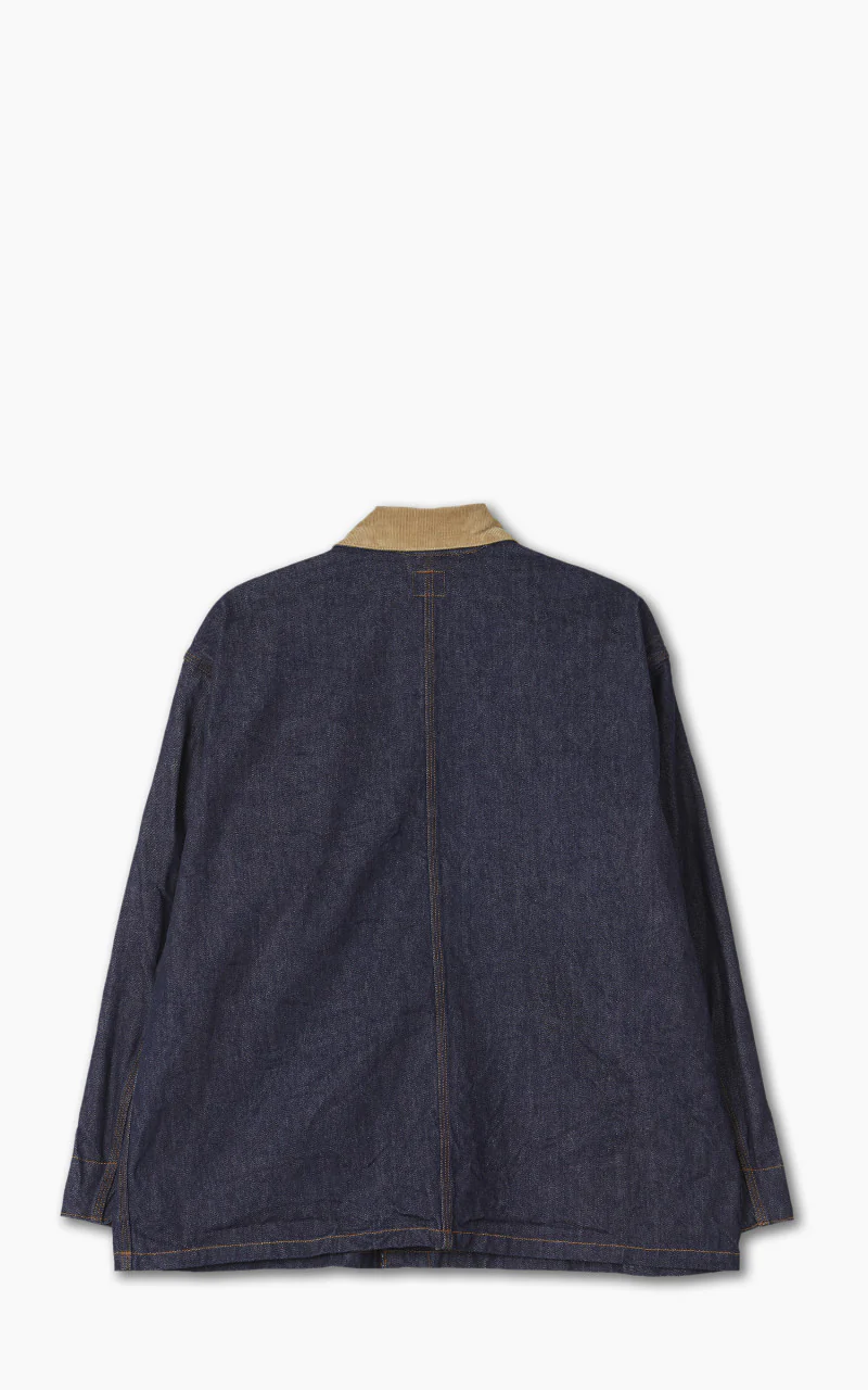 OrSlow Loose Fit Coverall One Wash Indigo - Image 3