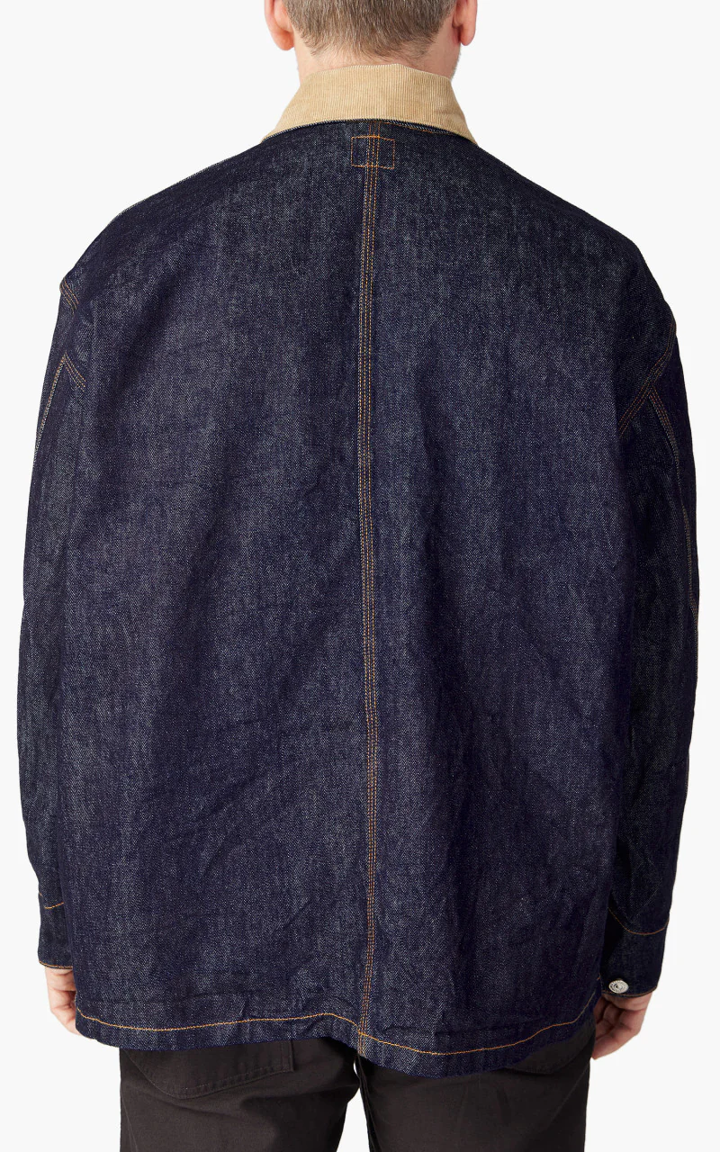 OrSlow Loose Fit Coverall One Wash Indigo - Image 6