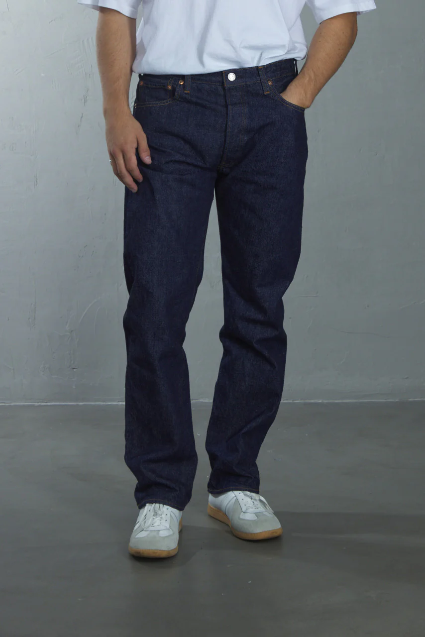 OrSlow Model 66 Standard Fit Jeans One Wash Indigo - Image 2