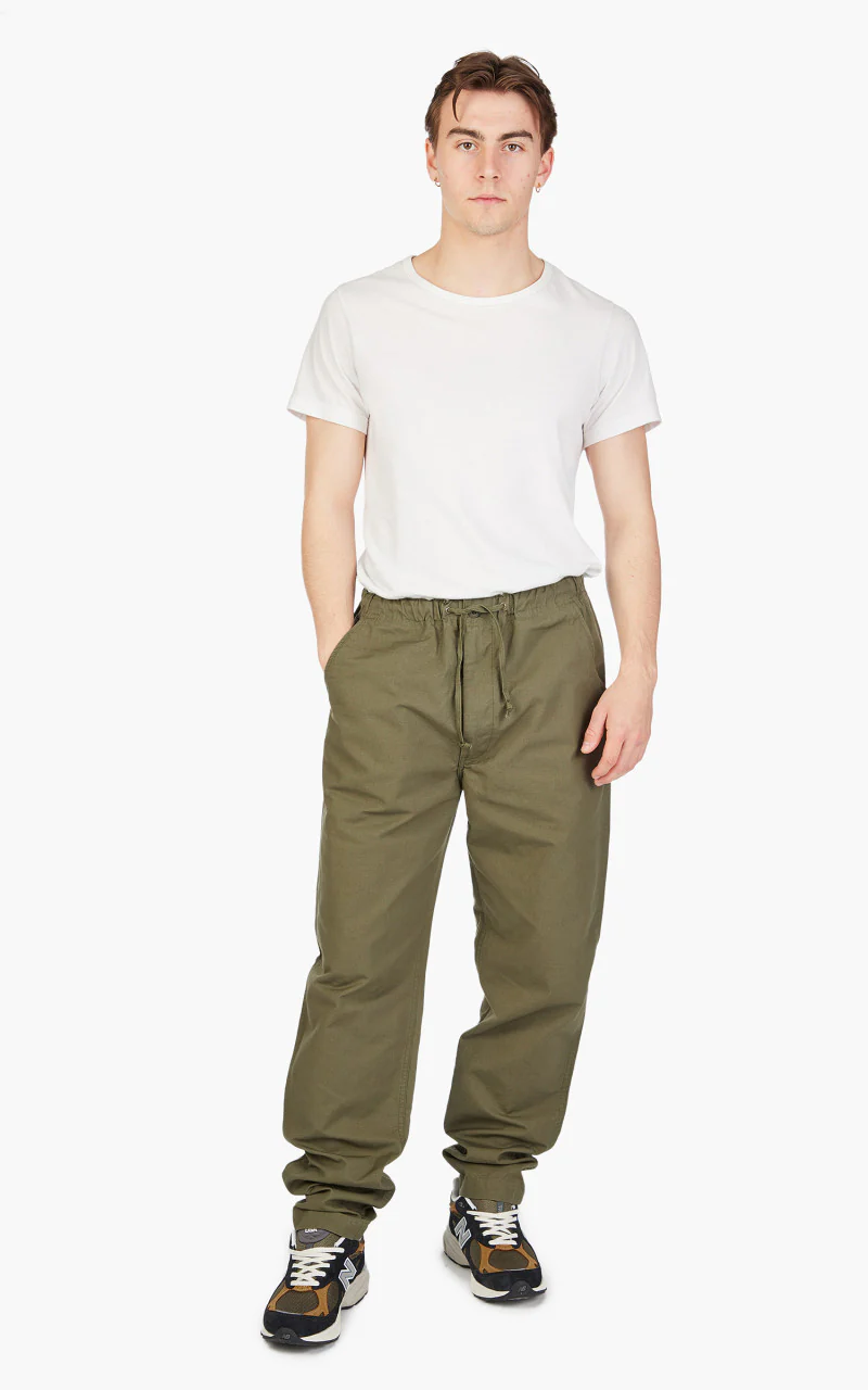 Orslow New Yorker Pants Army Green - Image 2