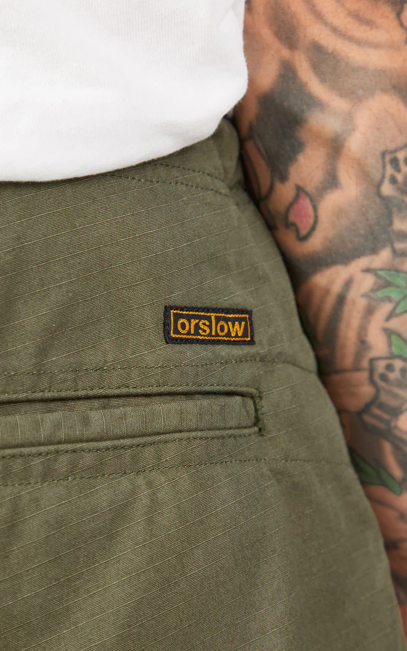 OrSlow New Yorker Shorts Army Green - Image 5