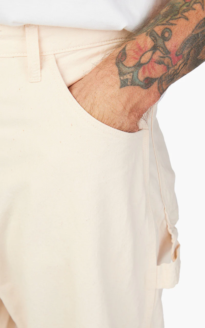 OrSlow Painter Pants Denim Ecru - Image 5