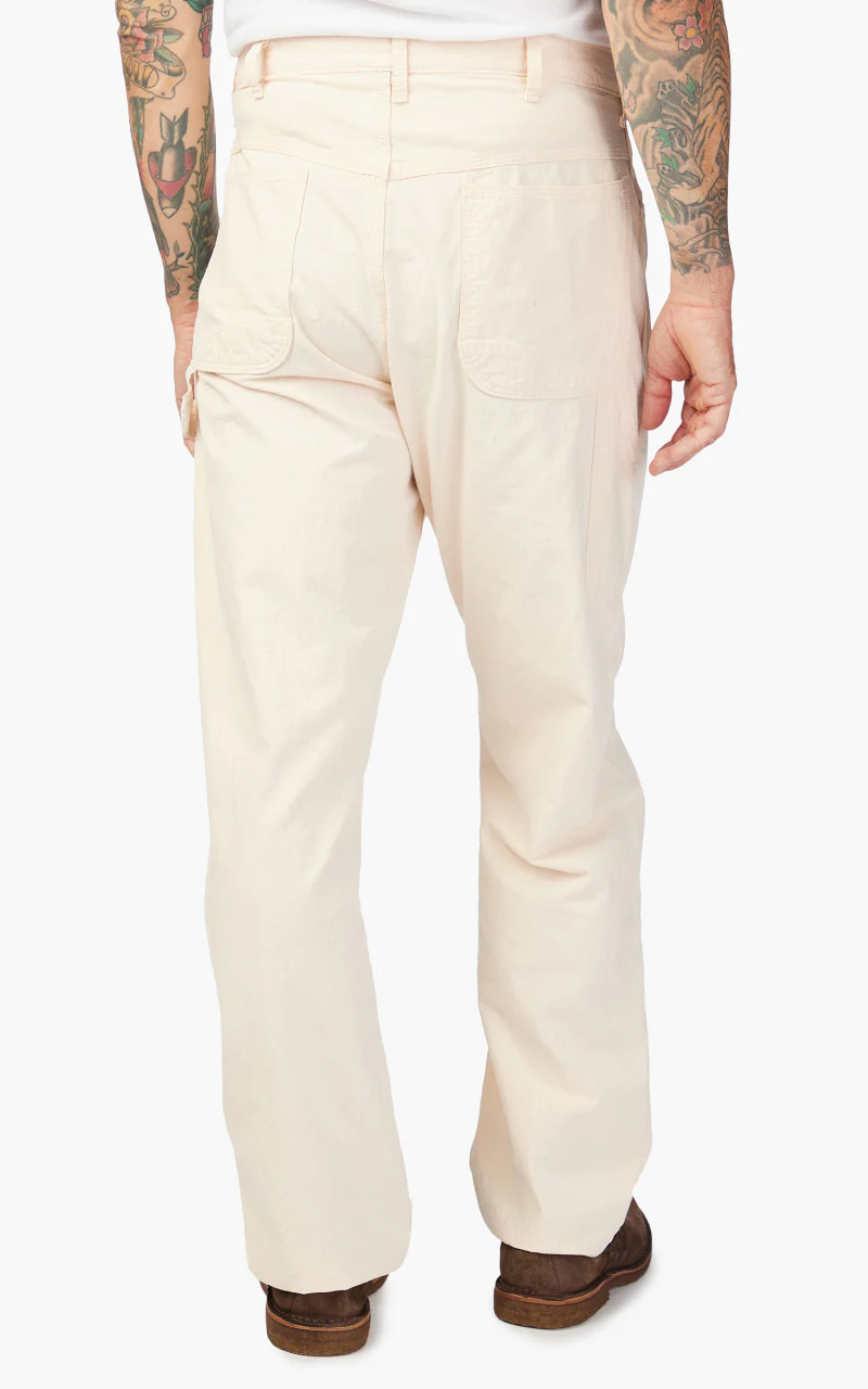 OrSlow Painter Pants Denim Ecru - Image 6