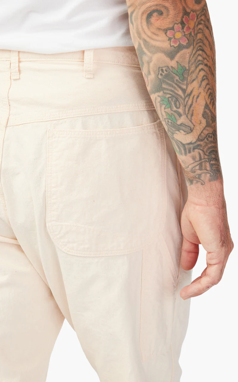 OrSlow Painter Pants Denim Ecru - Image 7
